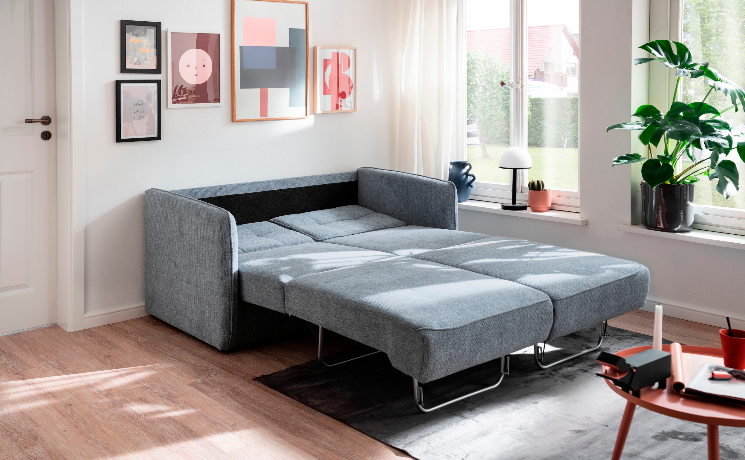 INOSIGN Schlafsofa »Milano«, zwei einzeln ausziehbare Liegefunktionen