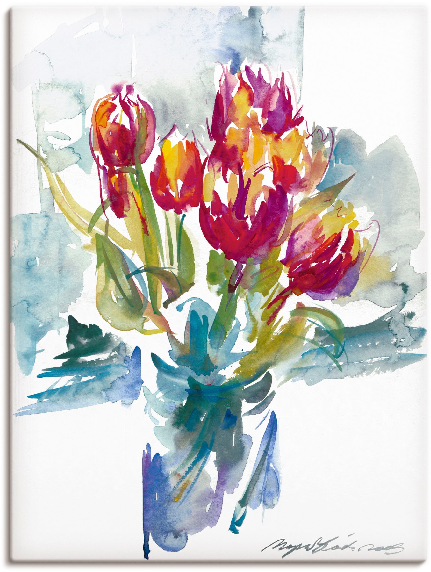 Artland Wandbild »Blumenstrauß I«, Blumen, (1 St.), als Leinwandbild, Poste günstig online kaufen