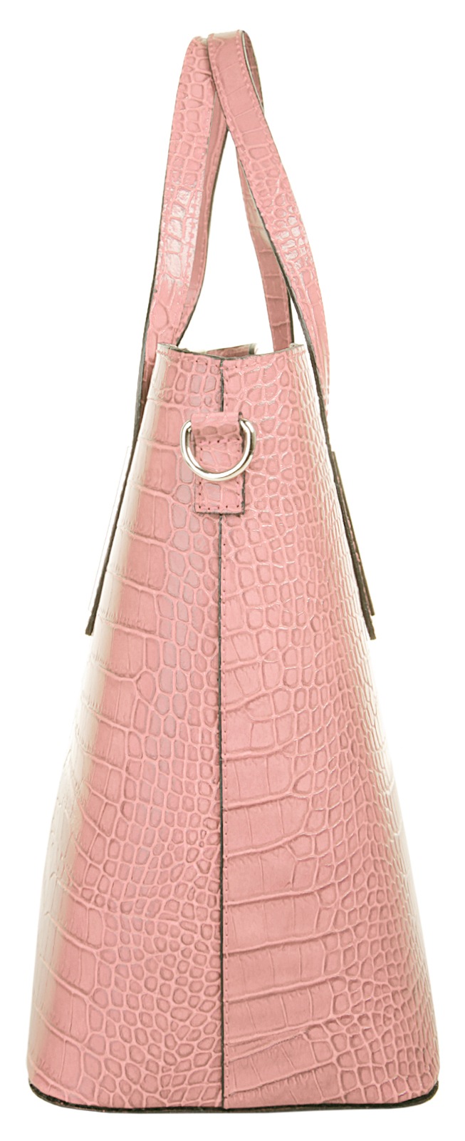 Cluty Henkeltasche, echt Leder, Made in Italy