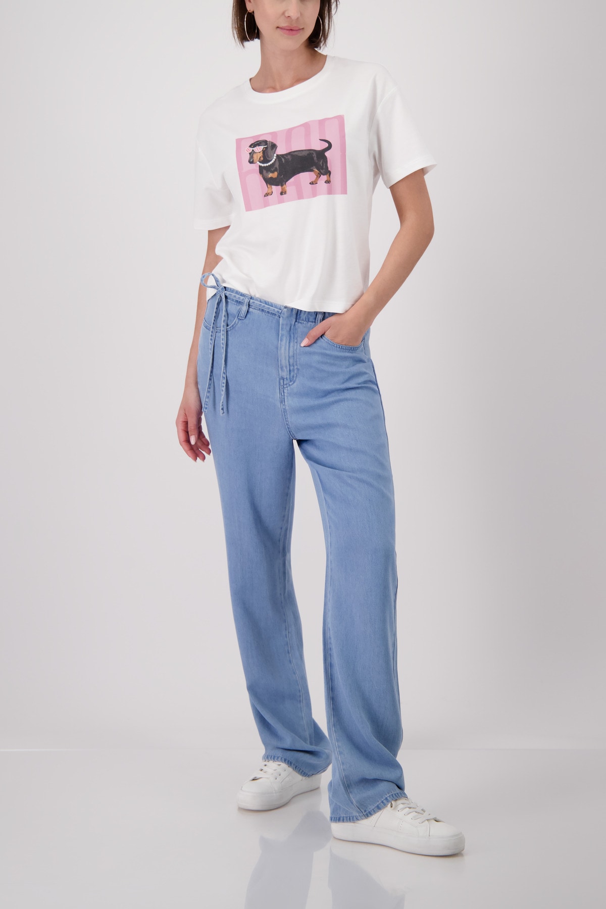 Monari T-Shirt »Shirt Dackel« Regular fit mit Dackelprint