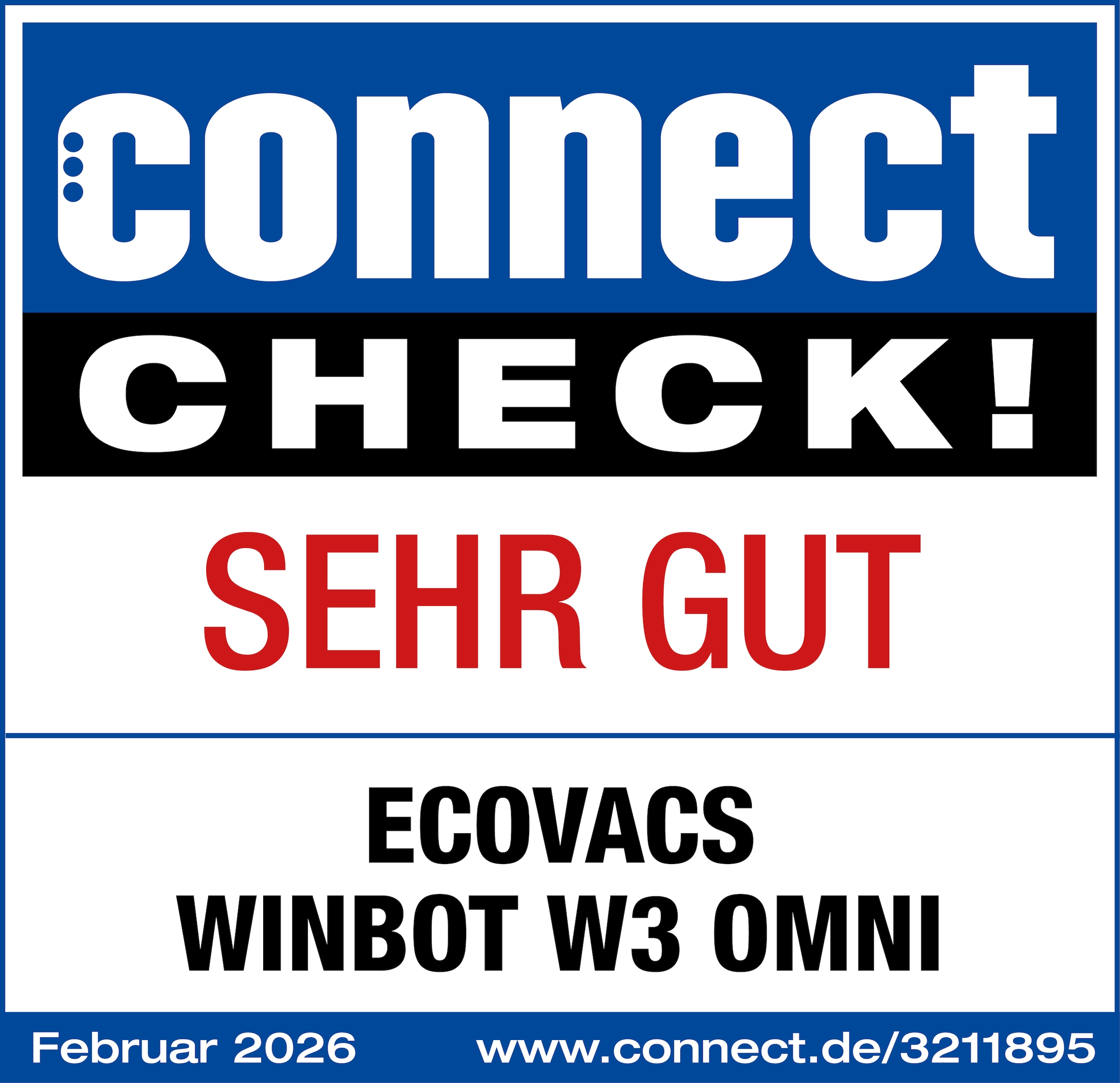 ECOVACS Fensterputzroboter »WINBOT W3 OMNI« Vortex-Reinigungssystem