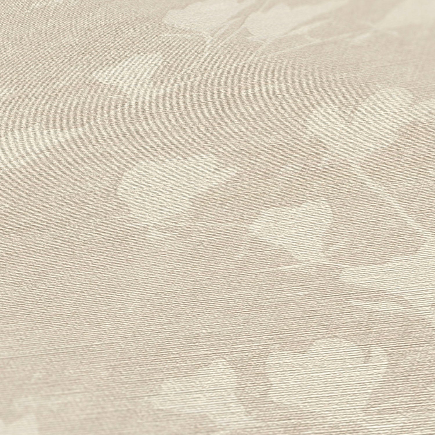 A.S. Création Vliestapete »Nara Blätterranke«, matt-gemustert-neutral, Tapete Natur Tapeten Wohnzimmer Schlafzimmer Küche modern Design Optik