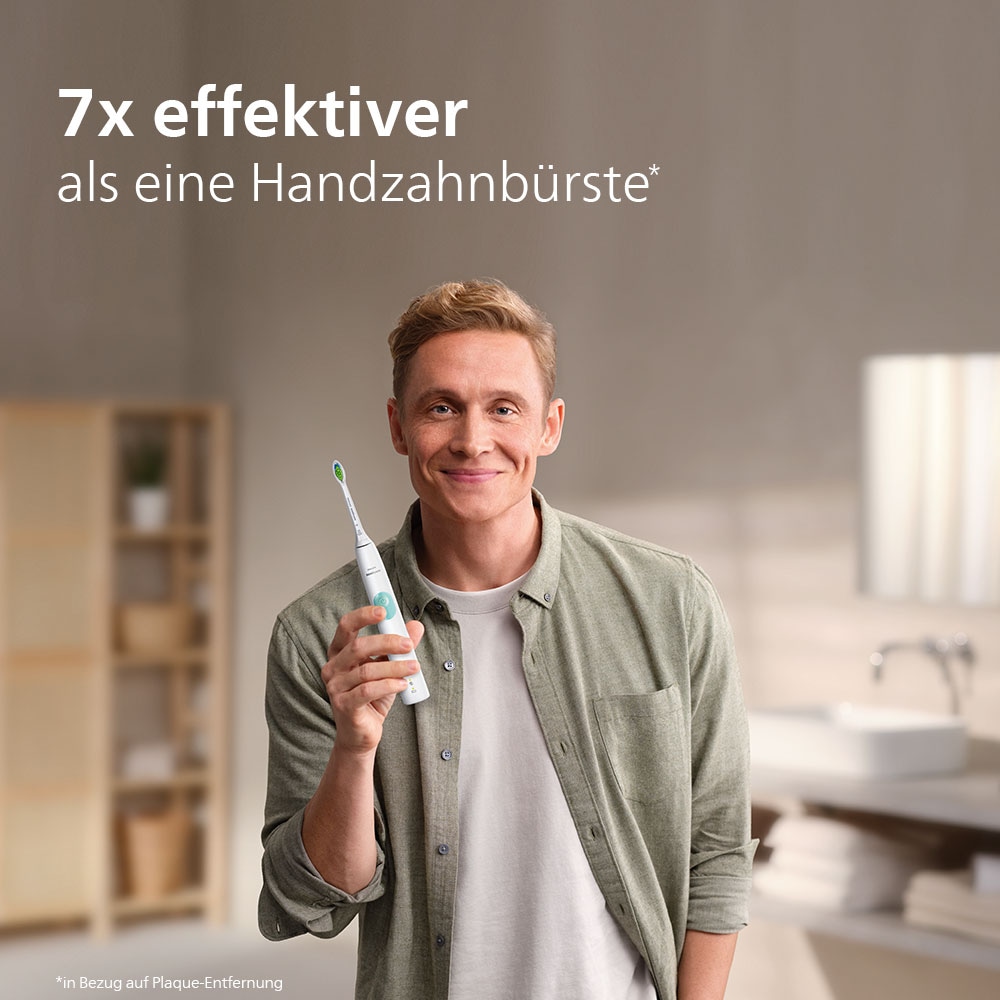 Philips Sonicare Elektrische Zahnbürste »HX6807/35«, 2 St. Aufsteckbürsten, ProtectiveClean 4300, Doppelpack, 1 Putzprogramm