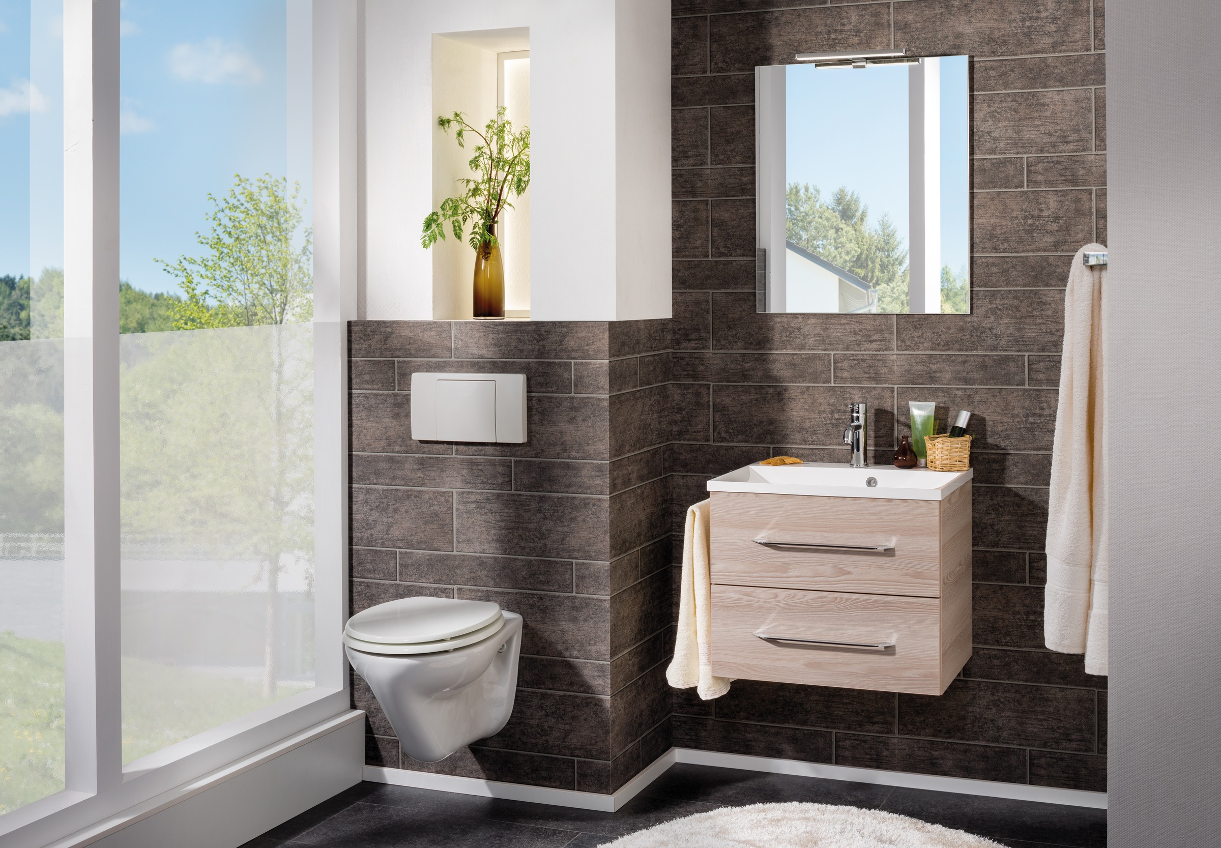 FACKELMANN Waschtisch »Waschplatz-Set B-Clever« 4 tlg. 4-teilig günstig online kaufen