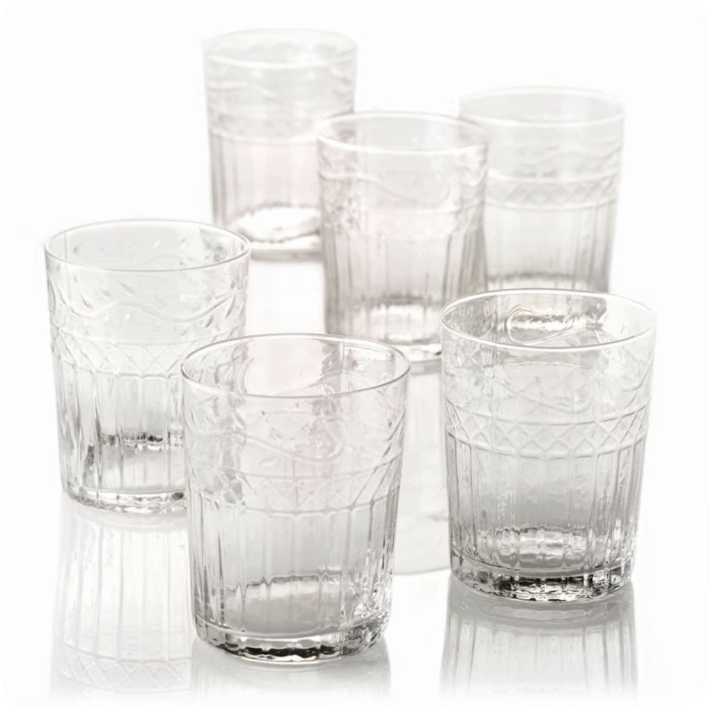 Schneider Gläser-Set, (Set, 6 tlg.), Recycling-Glas, 6-teilig