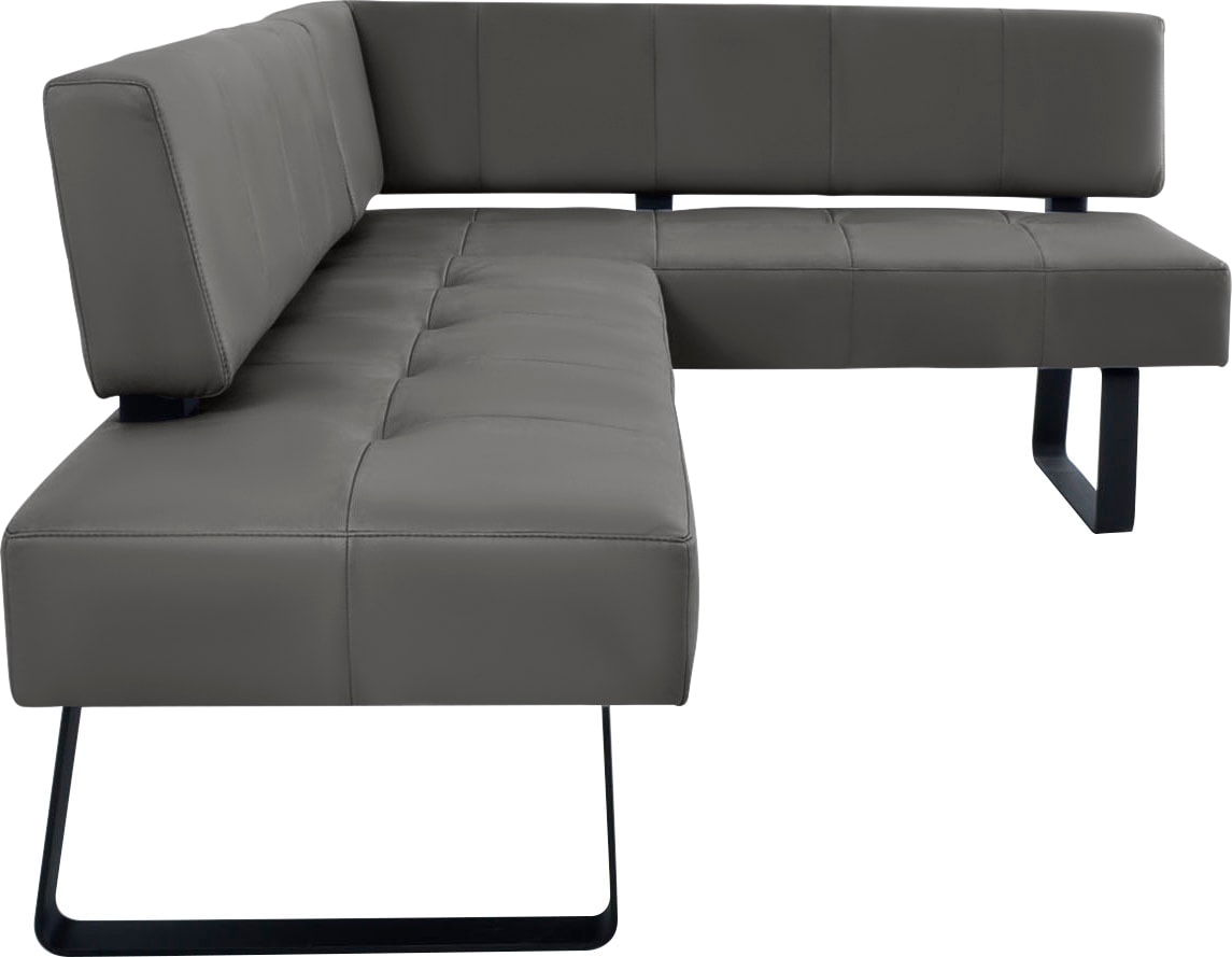 K+W Komfort & Wohnen Eckbank »Spider II«, Sitzsteppung, bequem durch Sandwichbauweise, 2 Stellmaße