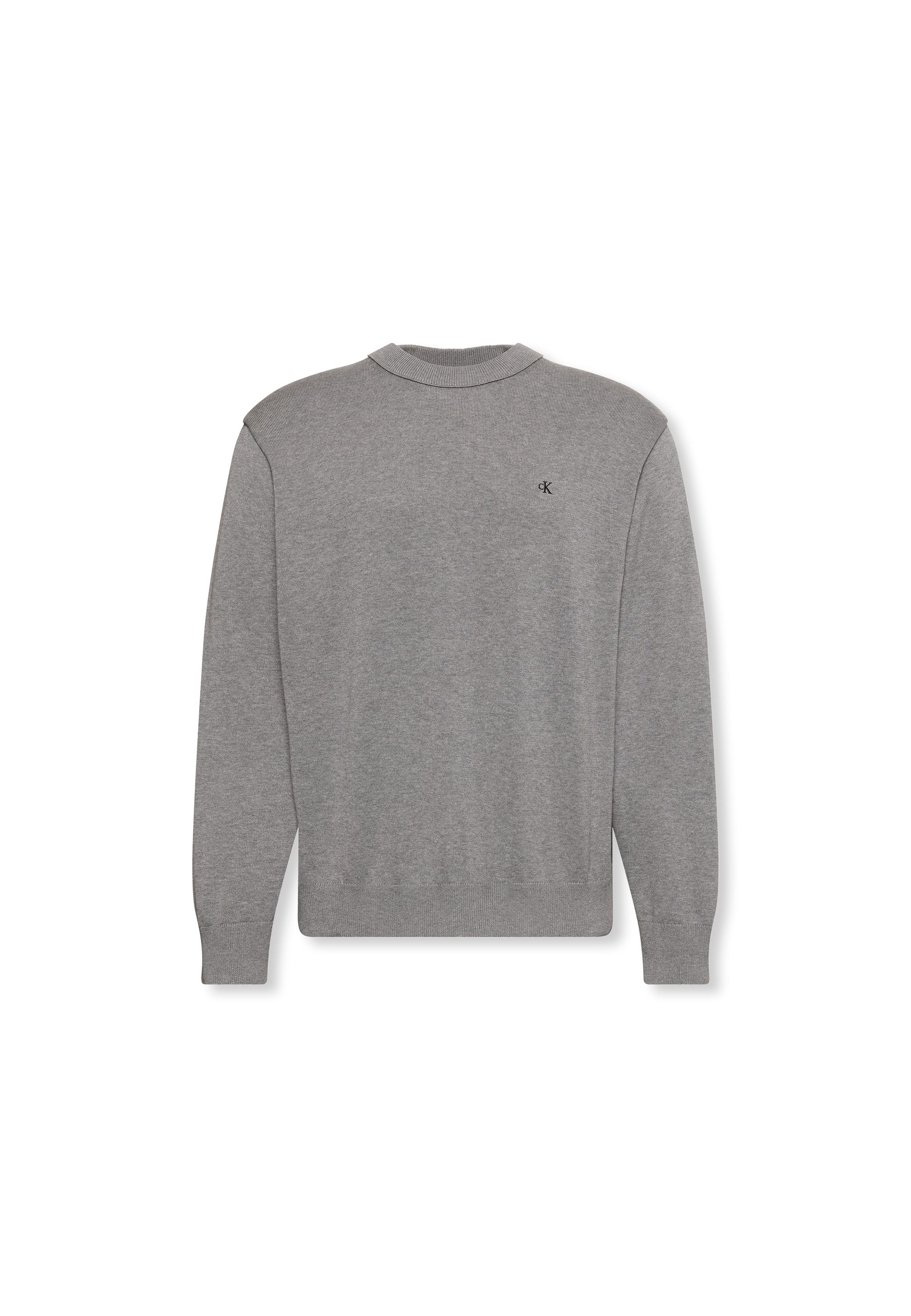 Calvin Klein Jeans Strickpullover »LS EZ COTTON CREWNK SWEATER 12GG«, Mit Rundhalsausschnitt