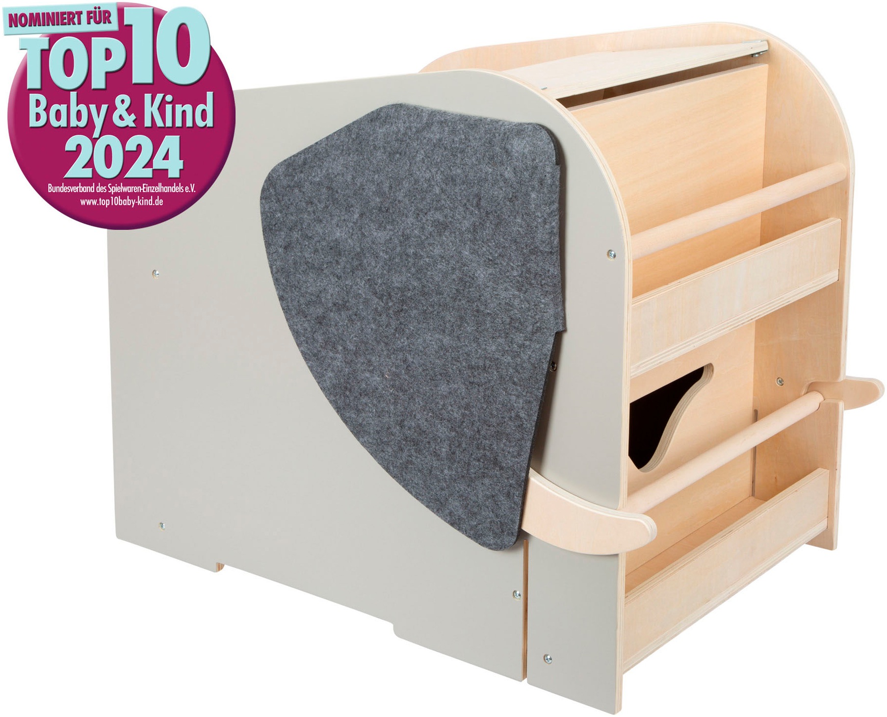 Small Foot Spielzeugtruhe »Wildlife Elefant«, mit Sitz und Rollen