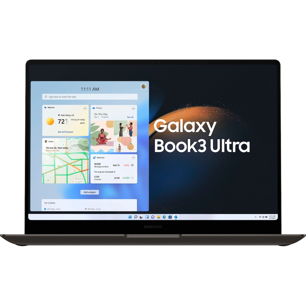 Samsung Notebook »Galaxy Book3 Ultra«, 40,62 cm, / 16 Zoll, Intel, Core i7, GeForce RTX 4050, 1000 GB SSD