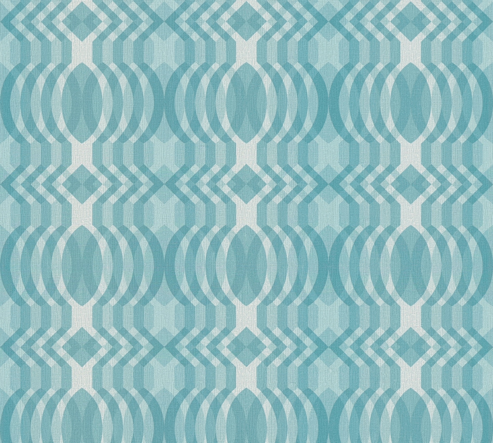 A.S. Création Vliestapete »Retro Chic 3D-Tapete Mustertapete Wellenoptik 3D« matt strukturiert Vliestapete Comic für Schlafzimmer Küche Wohnzimmer 3D Design modern