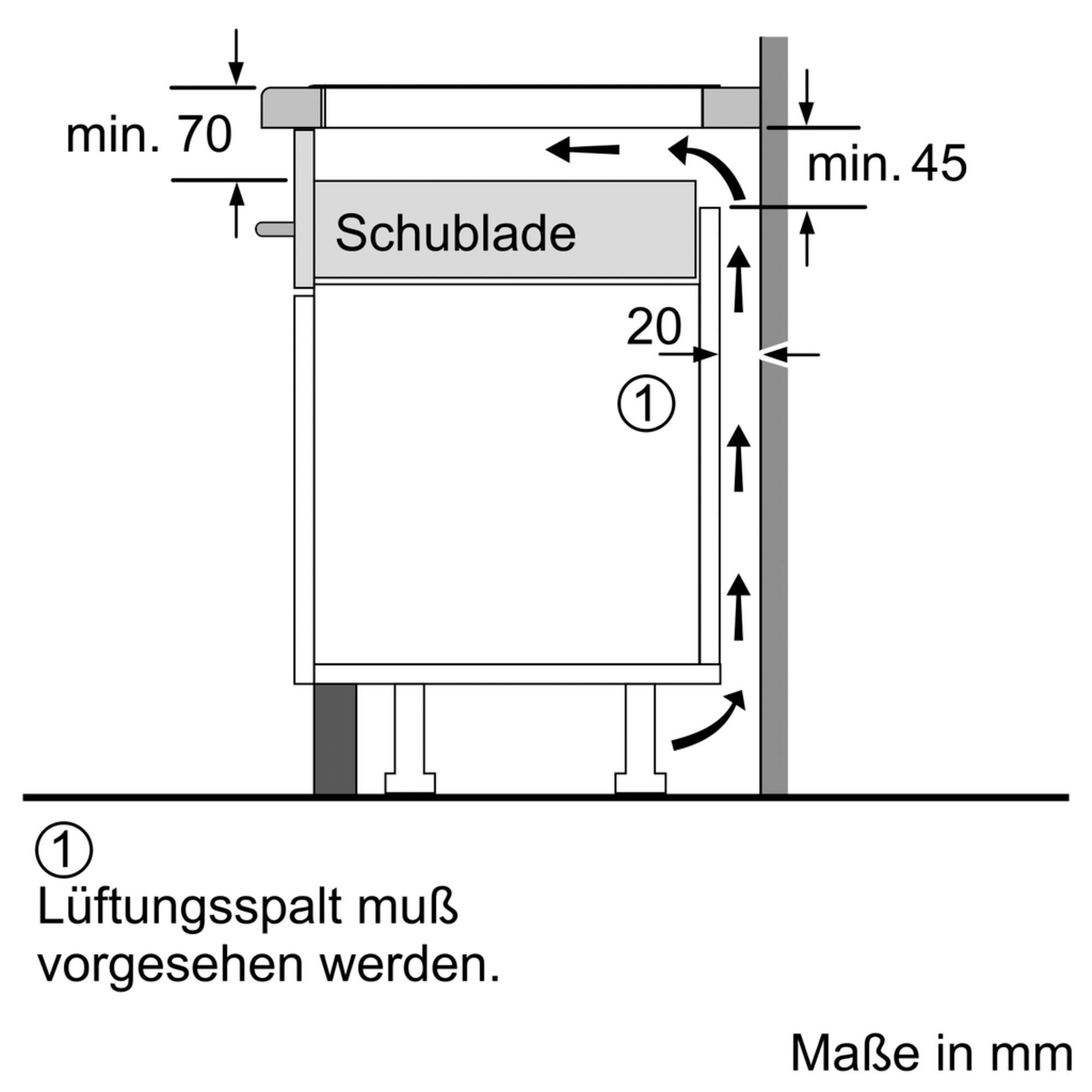 BOSCH Flex-Induktions-Kochfeld von SCHOTT CERAN® »PXY801KW1E«, mit PerfectFry-Bratsensor