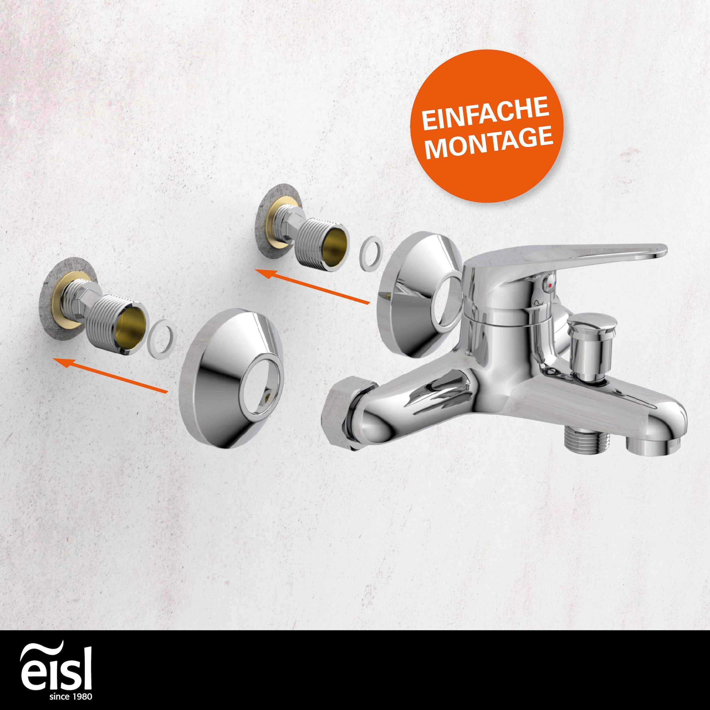 Eisl Wannenmischeinheit »SPEED« perfektes Strahlbild, auswechselbare 35mm Keramik-Kartusche
