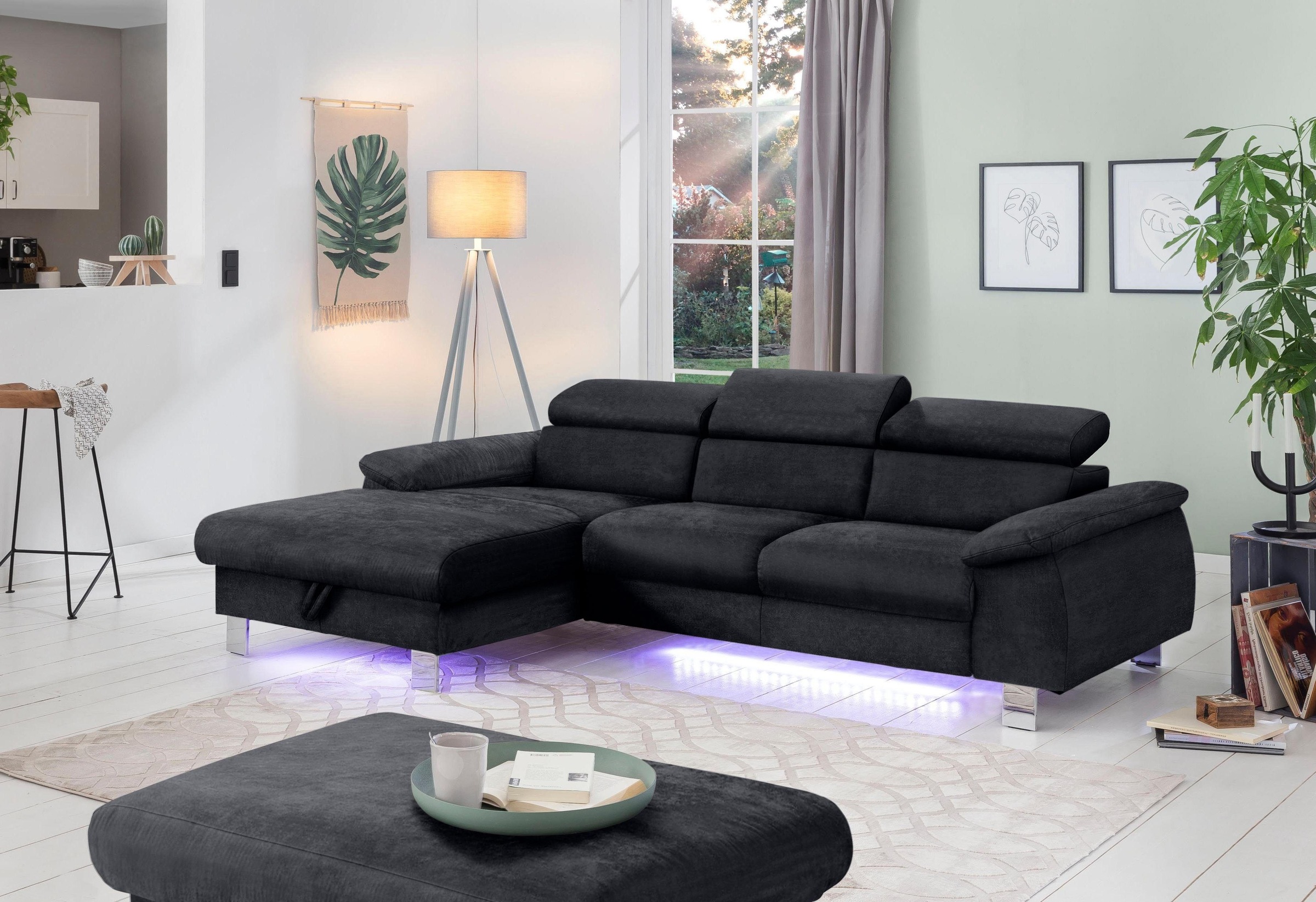 COTTA Polstergarnitur »Komaris L-Form«, (Set), Set bestehend aus: Ecksofa m günstig online kaufen