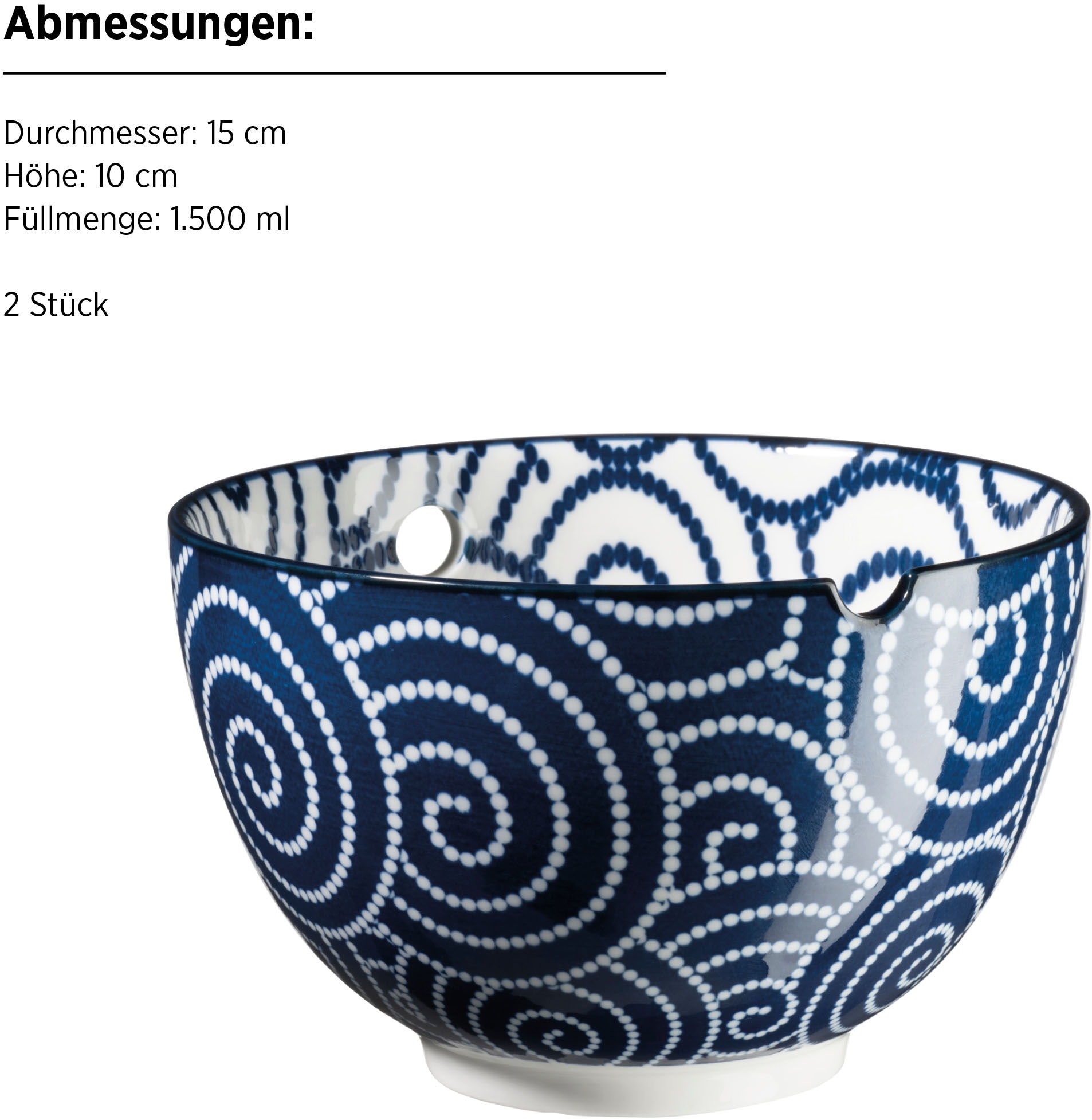 MÄSER Schüssel »Jurka, Schüssel Set, aus hochwertigem Porzellan« 8 Stk. aus günstig online kaufen