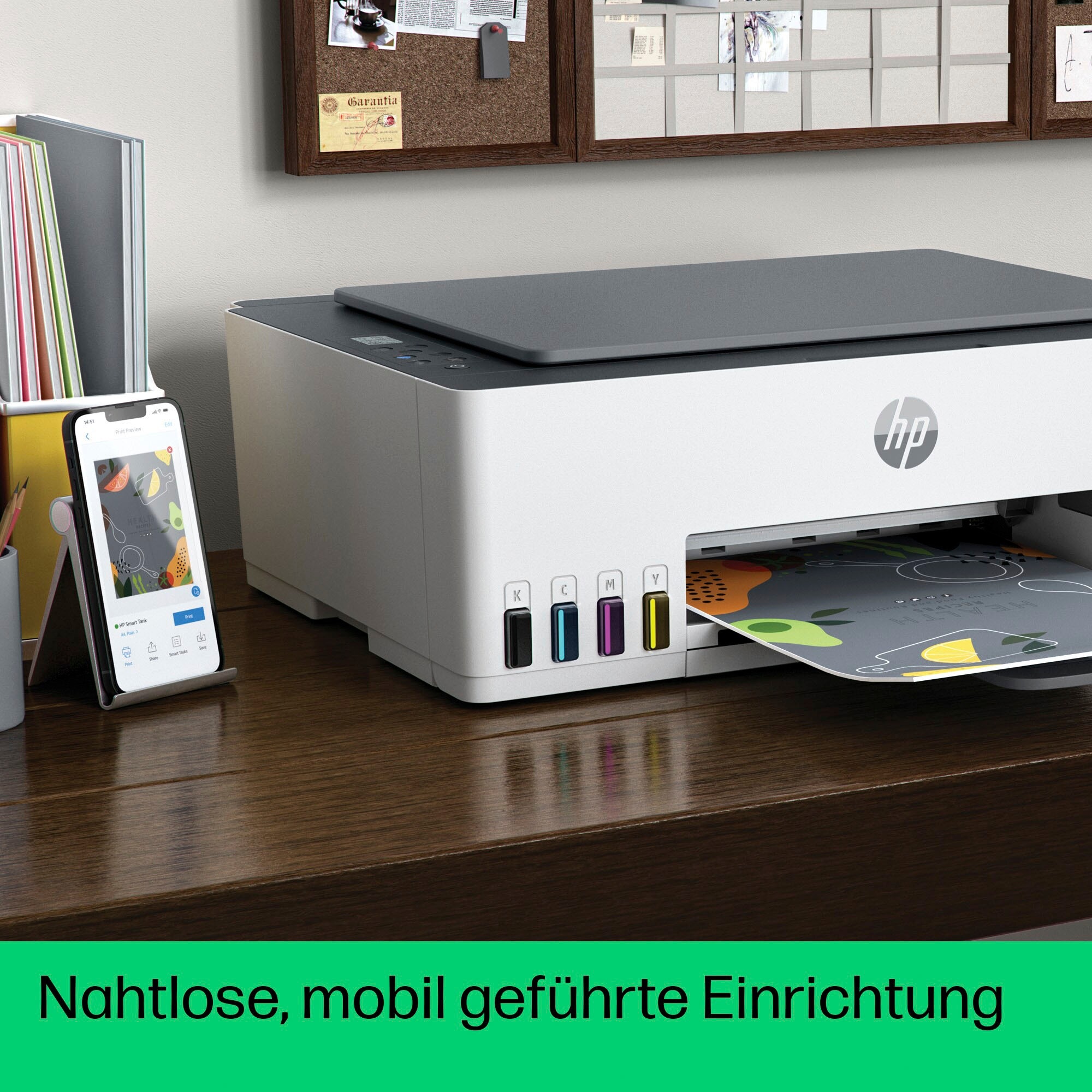 HP Multifunktionsdrucker »Smart Tank 5105 All-in-One-Drucker«, kompromisslose Qualität und bis zu 3 Jahre Tinte im Lieferumfang