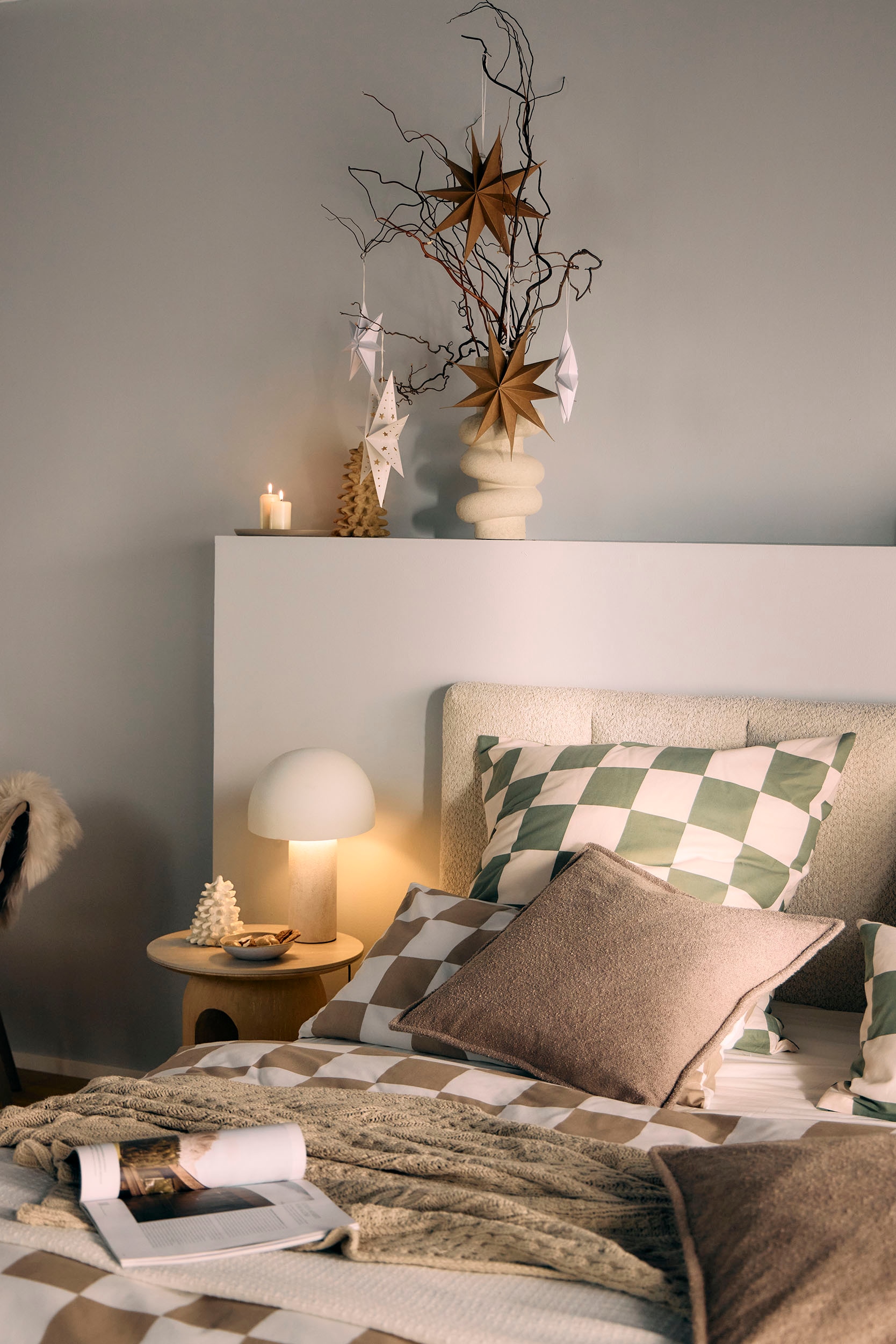 homsy by Ana Johnson Tischvase »Floriva, 40x18,5cm, strukturierte, matte Oberfläche« hochwertige Keramik aus einer traditionellen Manufaktur,Made in Europe