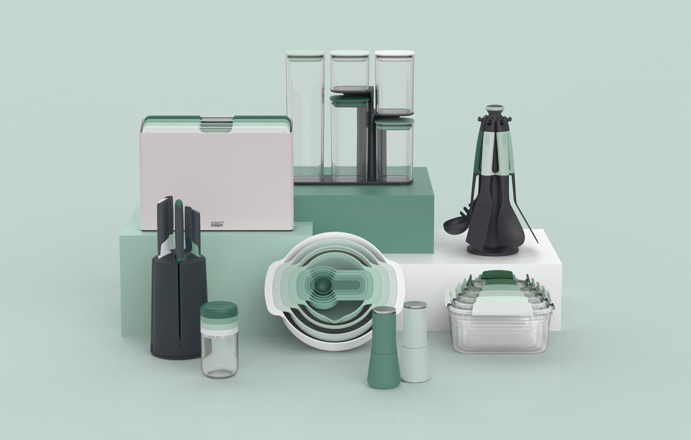 Joseph Joseph Schüssel »Nest 9 Plus«, 9 tlg., aus Kunststoff, platzsparendes Design