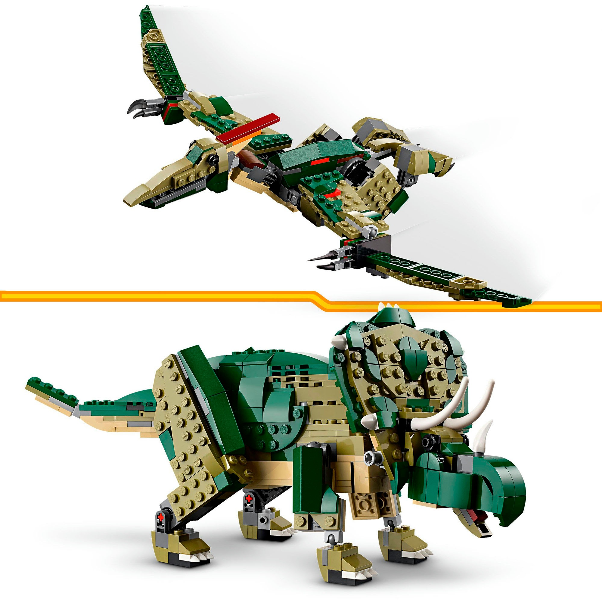 LEGO® Konstruktionsspielsteine »T.Rex (31151), LEGO Creator 3in1«, (626 St.), Made in Europe