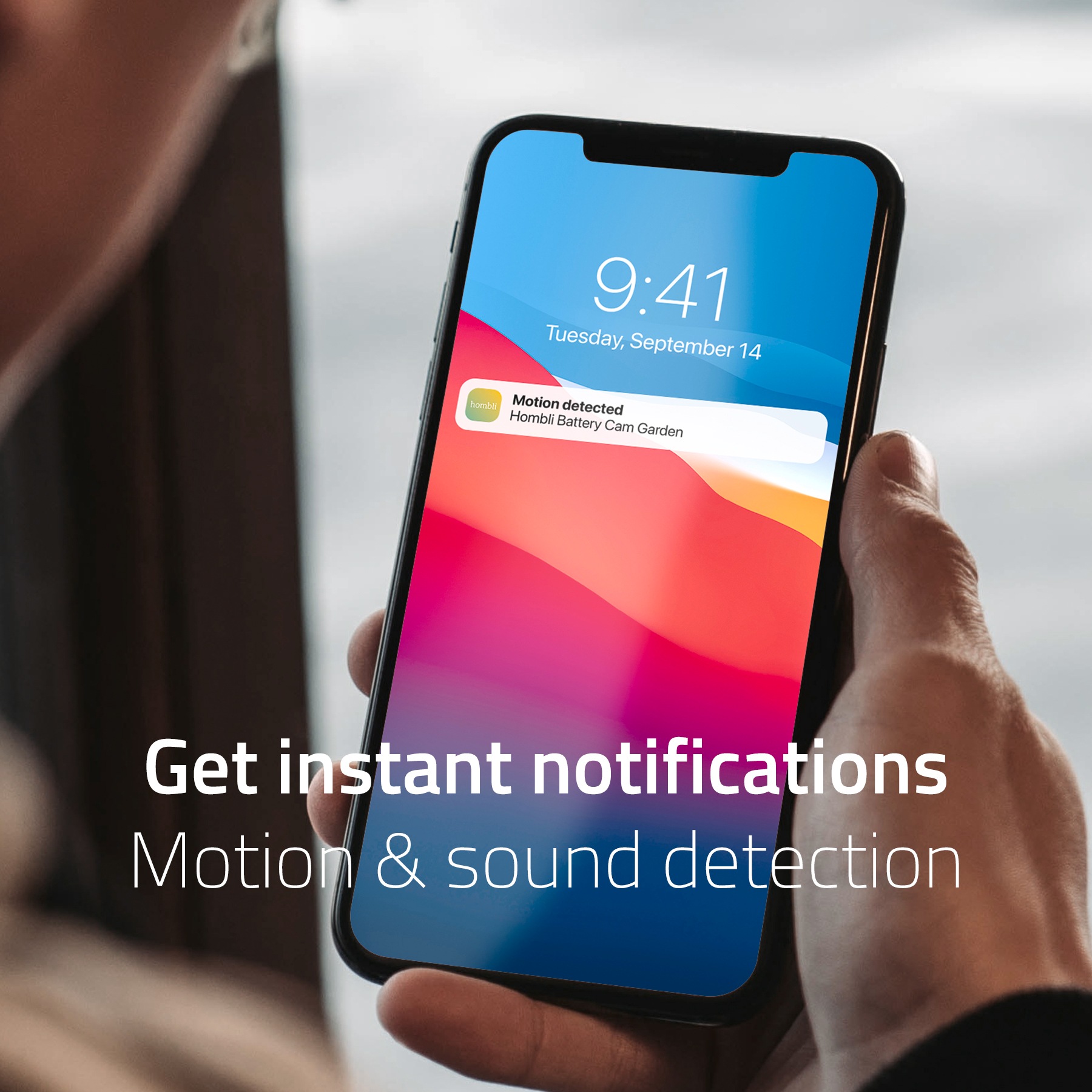 Hombli Überwachungskamera »Battery Cam 2K« Außenbereich