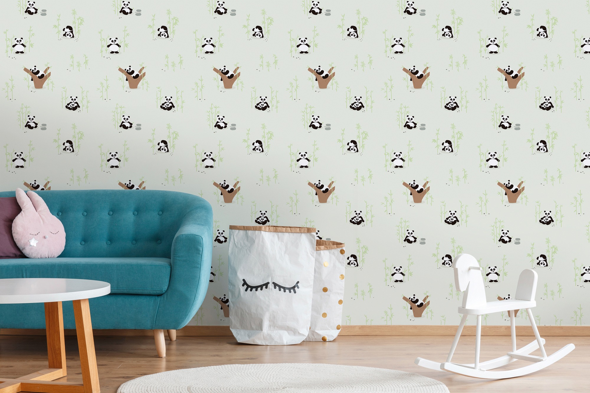 A.S. Création Vliestapete »Little Love«, Motiv-abstrakt-naturalistisch, Kindertapete Tapete Tier Tapeten Kinderzimmer Flur Design Kinderzimmer