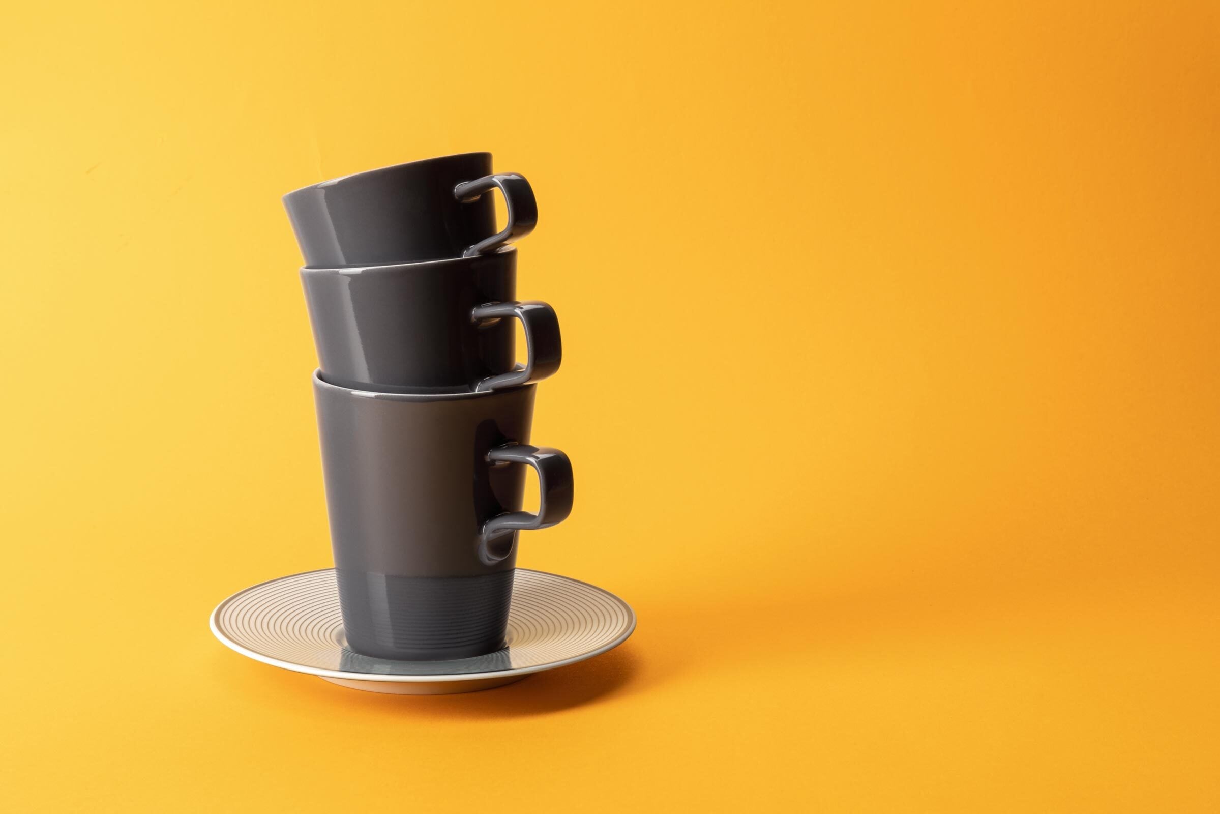 Seltmann Weiden Tasse »Milchkaffeetassen No Limits Moments 0,37 l 6er Set weiß-grau«