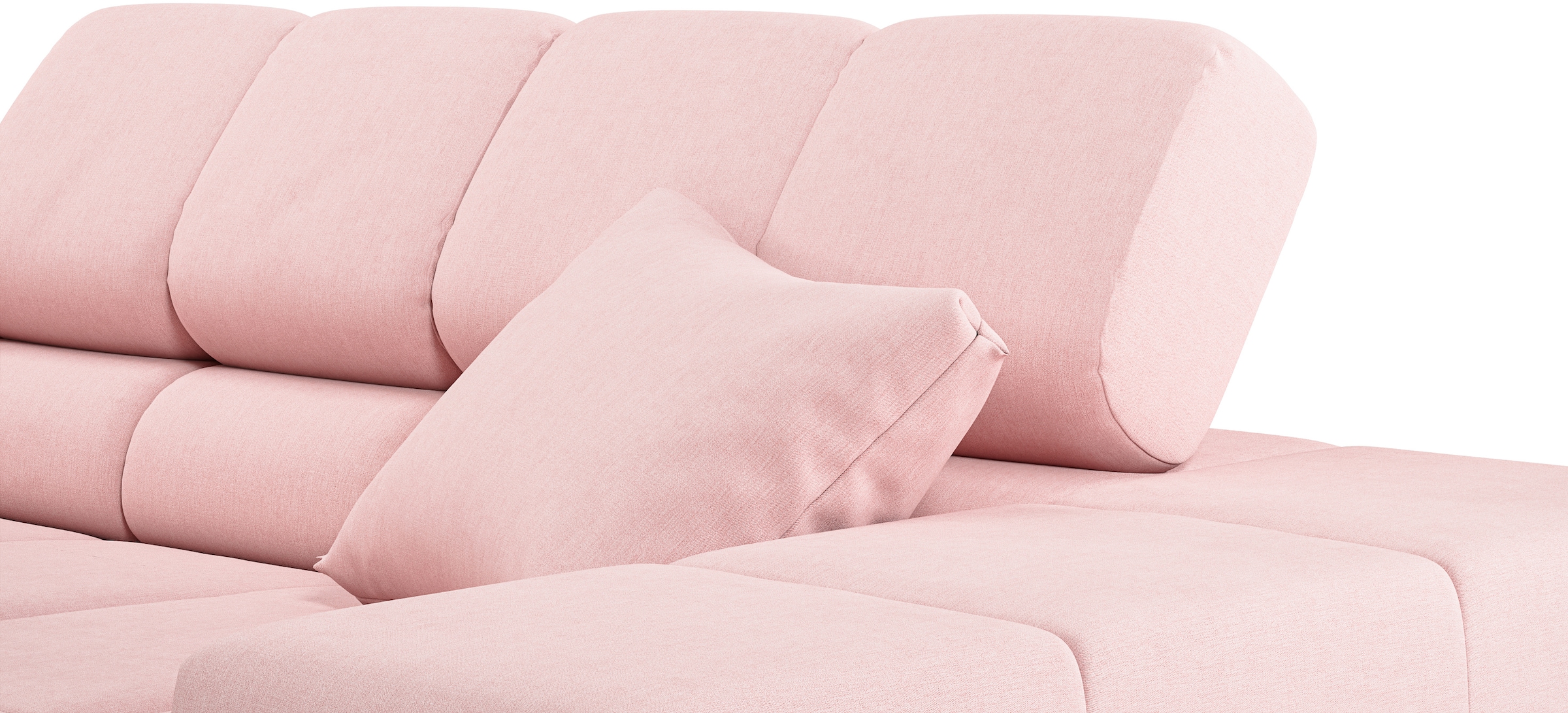 INOSIGN Ecksofa »Ancona incl. Kopfteilverstellung, OTTOs Choice, Breite 319cm, L-Form«, wahlweise motorische Sitztiefenverstellung, auch in Cord + Easy Care