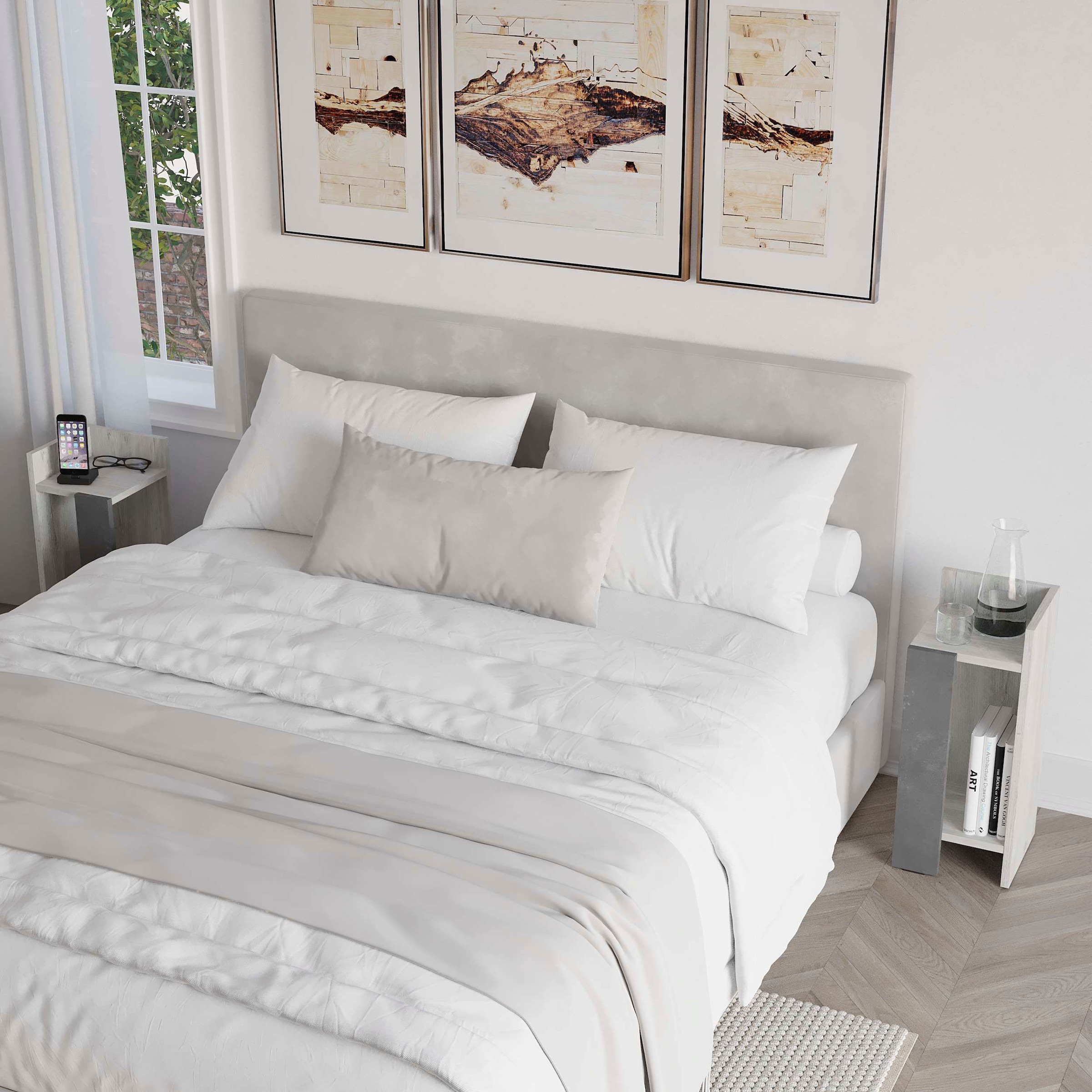 Decortie Nachttisch »ELOS NACHTTISCH SET«, (Packung, 1 St.), Leichte Montag günstig online kaufen