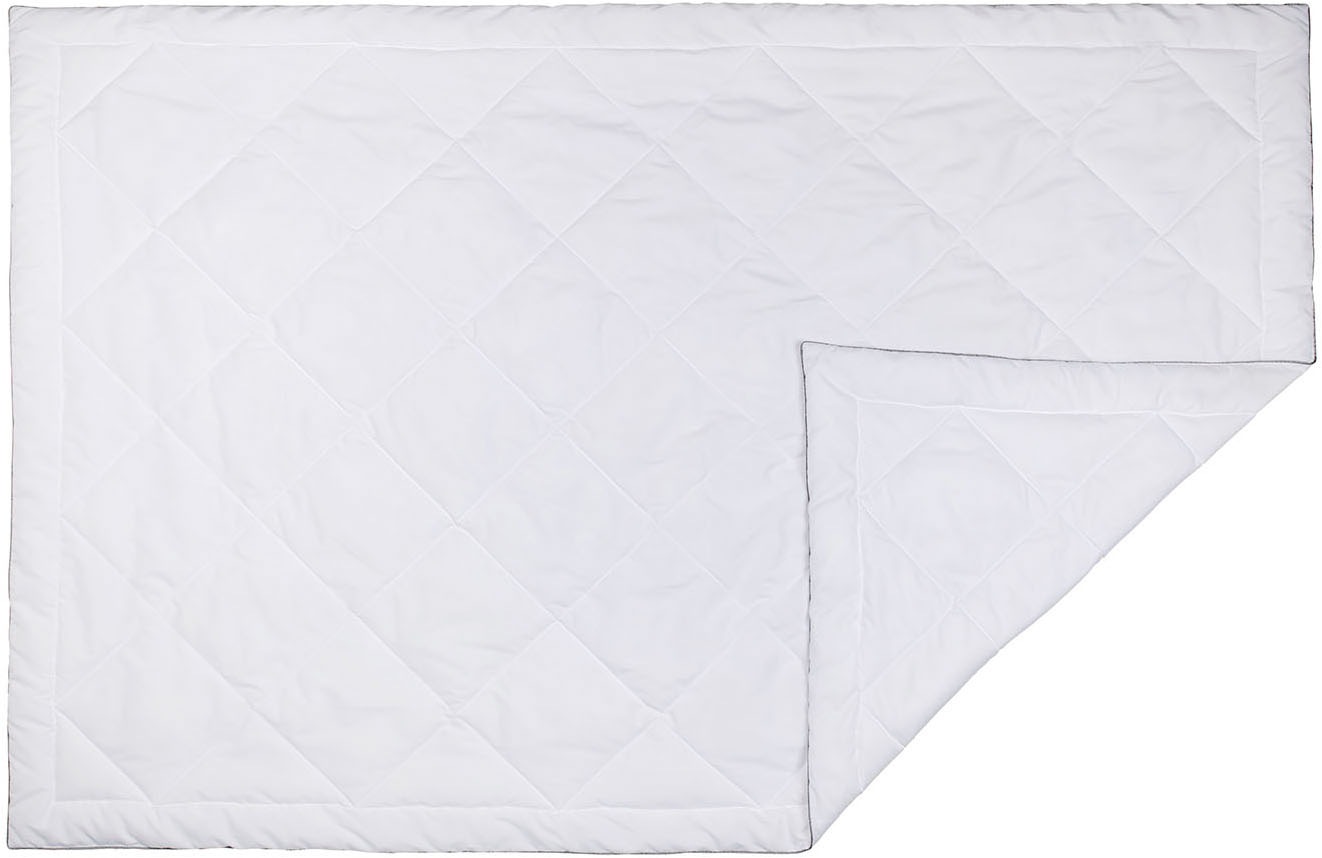 Gözze Microfaserbettdecke »Silberkante Bettdecke 135x200 & 155x220 cm«, ext günstig online kaufen