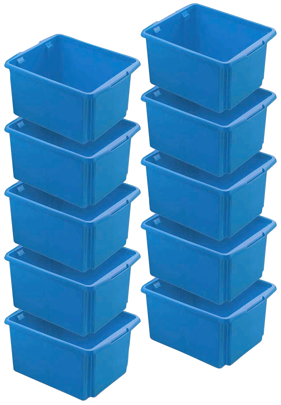 Aufbewahrungsbox, (Set, 10 St.), BxTxH: 36x45,5x24,5 cm