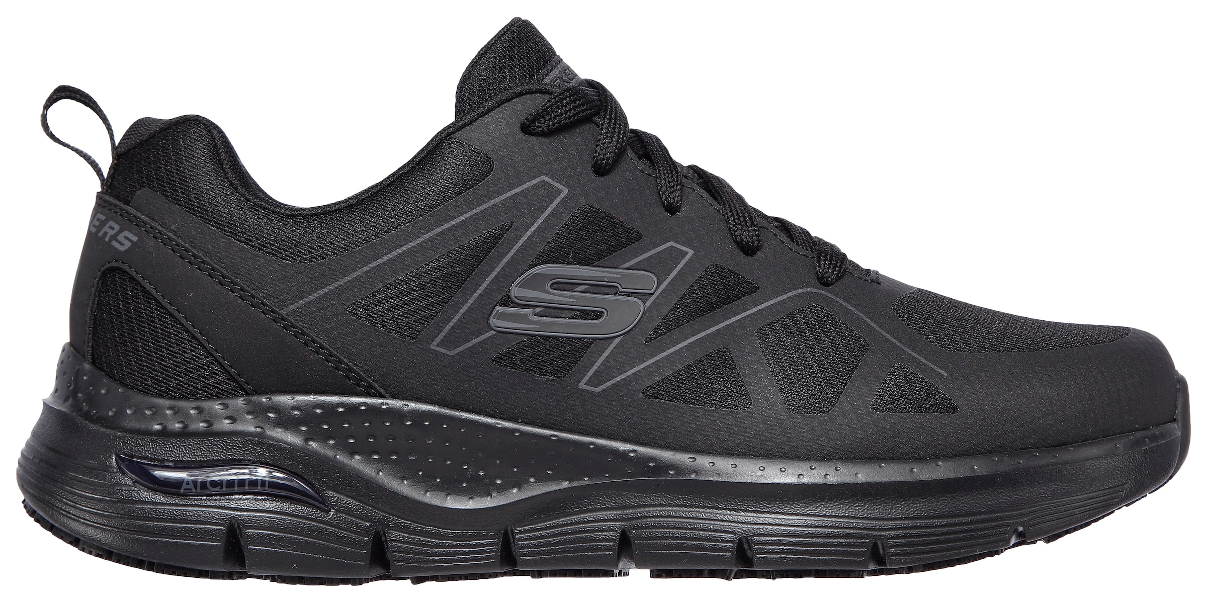 Skechers Berufsschuh »ARCH FIT SR«, Schnürschuh für Gastronomie,Pflege mit gepolstertem Schaftrand