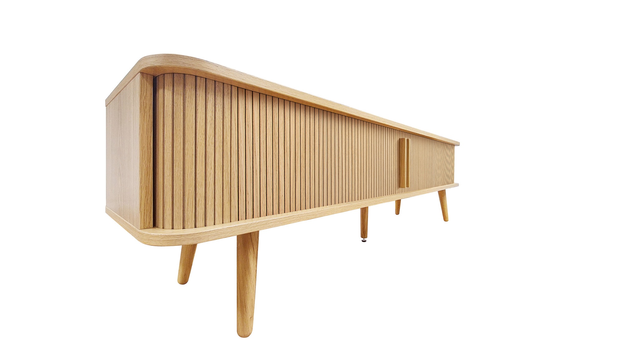 Woodman TV-Board »Rove«, besonderes Design, in zwei Breiten, mit Eichenholzfurnier