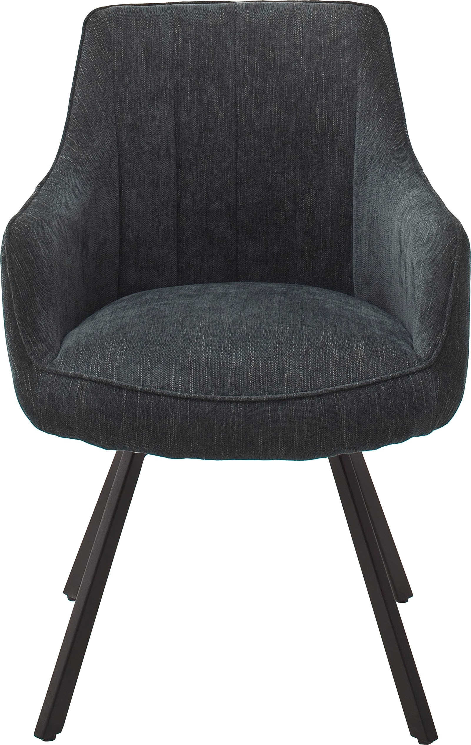 MCA furniture Esszimmerstuhl »Sassello«, (Set), 2 St., Stuhl 180°drehbar mit Nivellierung, Stoffbezug, belastbar bis 120 kg