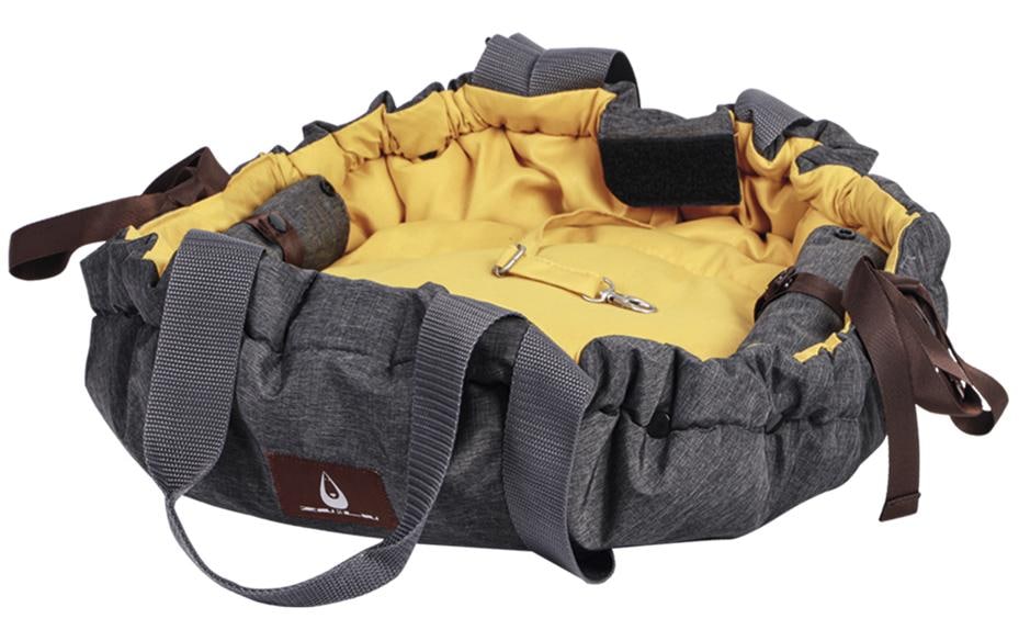   Tiertransporttasche »Nobby Shelly, 72 x 55 cm, Grau-Senf« bis 6 kg