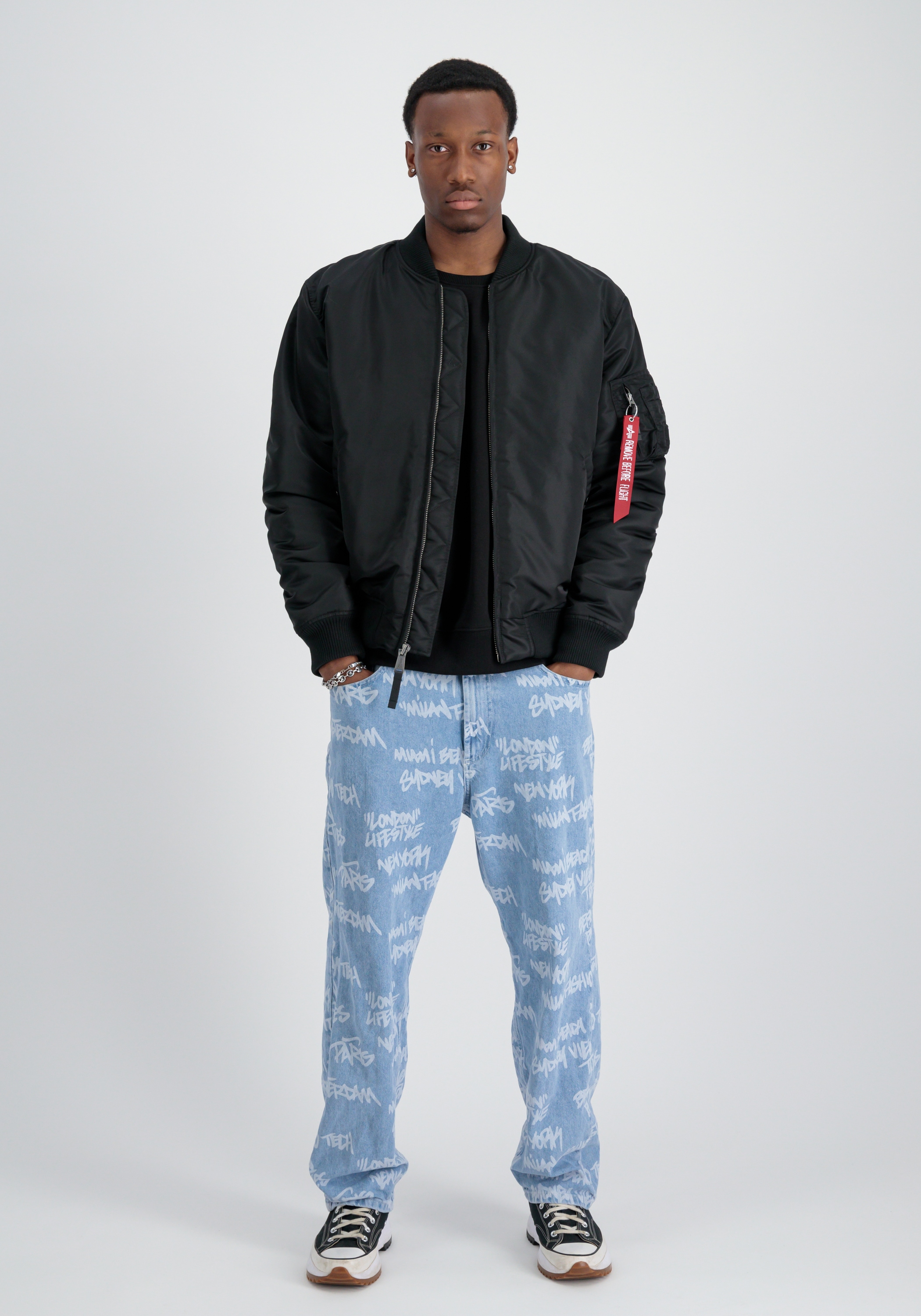 Alpha Industries Bomberjacke »Alpha Industries Men - Bomber Jackets MA-1 Dragon Embroidery«