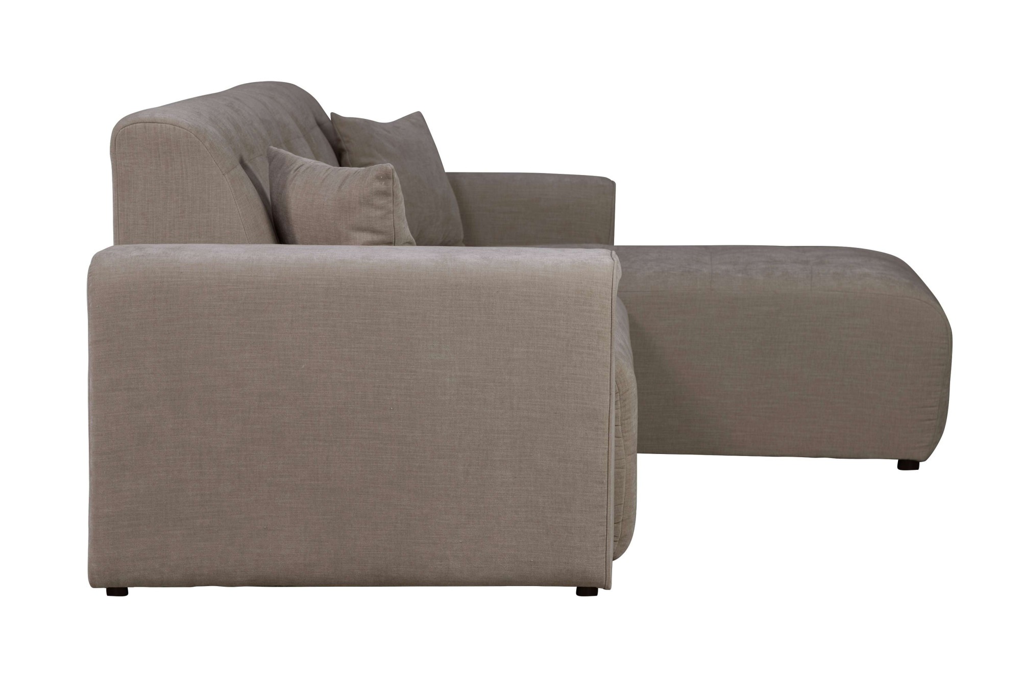 Home affaire Ecksofa »Nosia L-Form«, incl. 2 Zierkissen, mit feiner Steppung