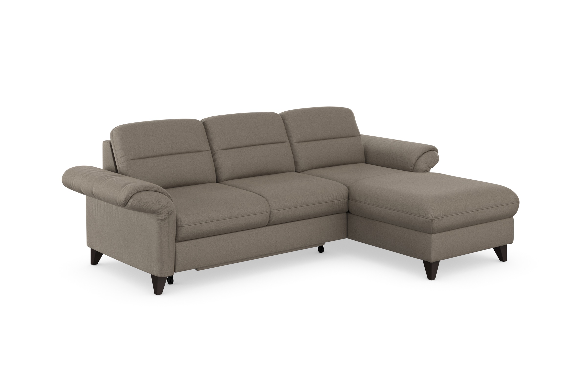 sit&more Ecksofa »Mellum L-Form«, Federkern, wahlweise mit Bettfunktion, Bettkasten und Armteilfunktion