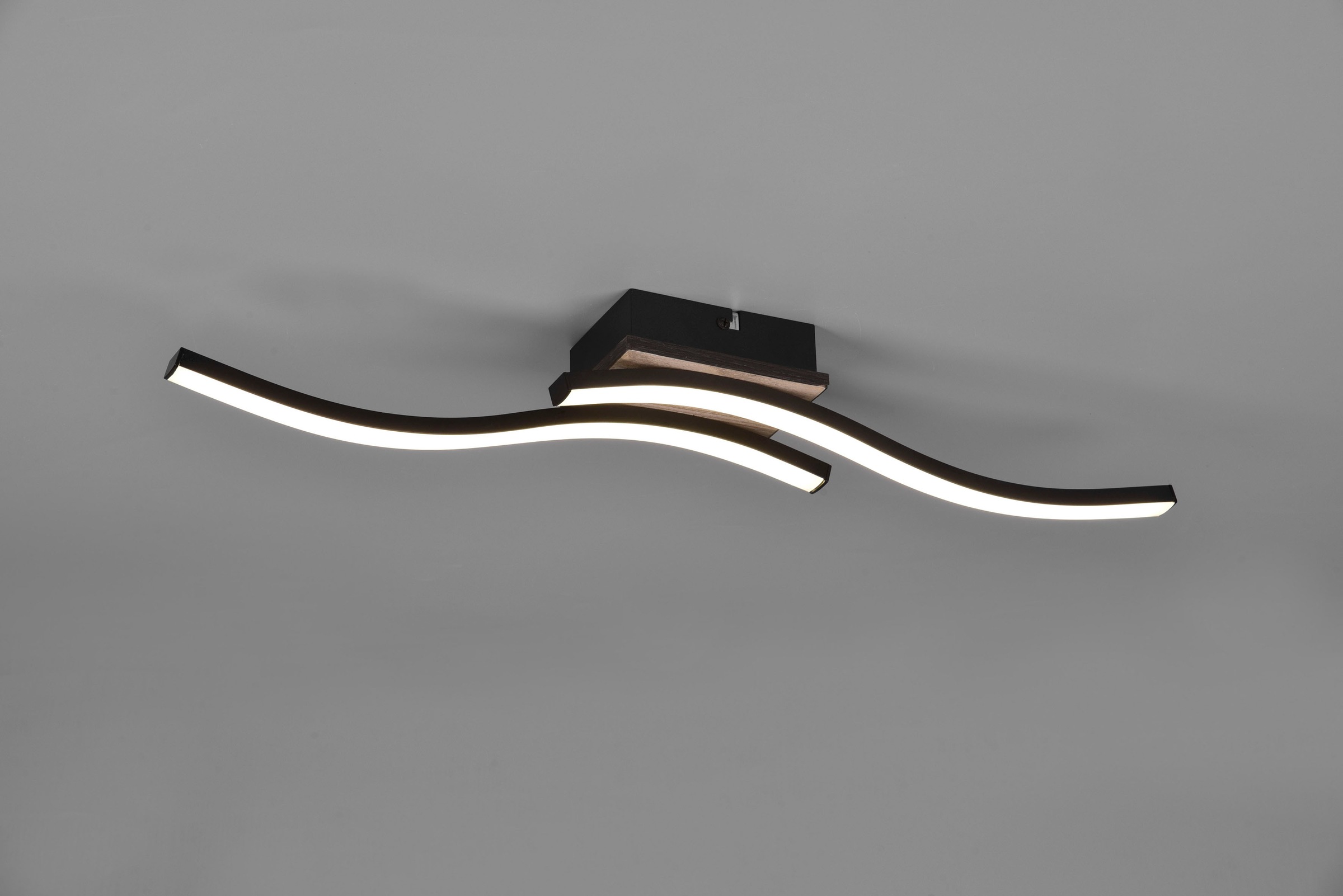 REALITY Leuchten LED Deckenleuchte »Route«, 2 flammig, Leuchtmittel LED-Modul | LED fest integriert, moderne Deckenlampe 2-flammig, LEDs mit 2x 500 Lumen