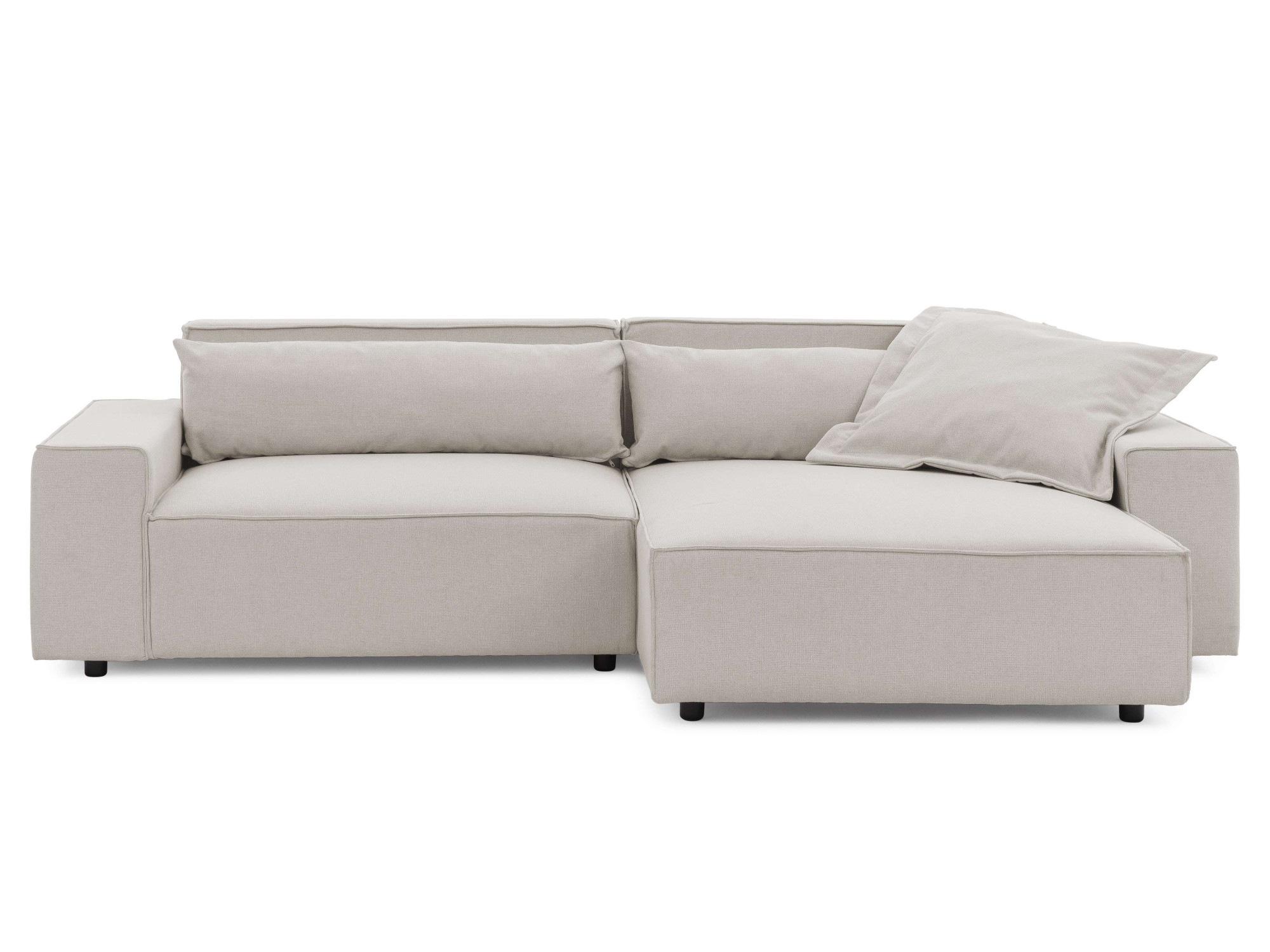 OTTO home Ecksofa »KINLEE Design-Sofa mit Recamiere rechts/links, Maße B/T/ günstig online kaufen