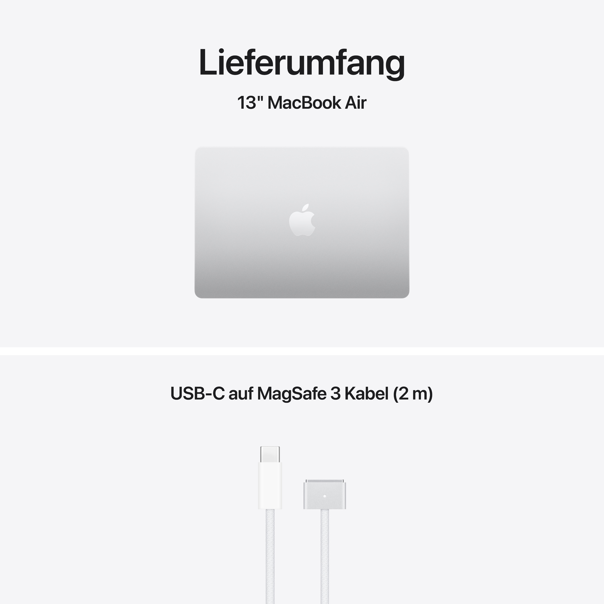 Apple Notebook »MacBook Air 13" CTO« 34,46 cm / 13,6 ″ Apple M5 10-Core GPU 2.000 GB SSD