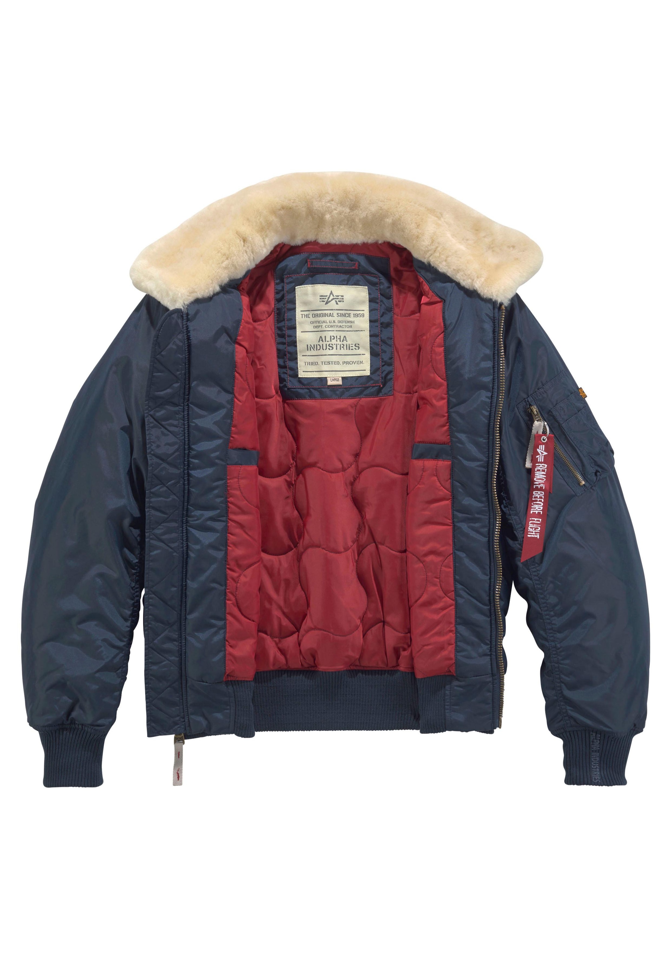 Alpha Industries Bomberjacke »INJECTOR III«, ohne Kapuze