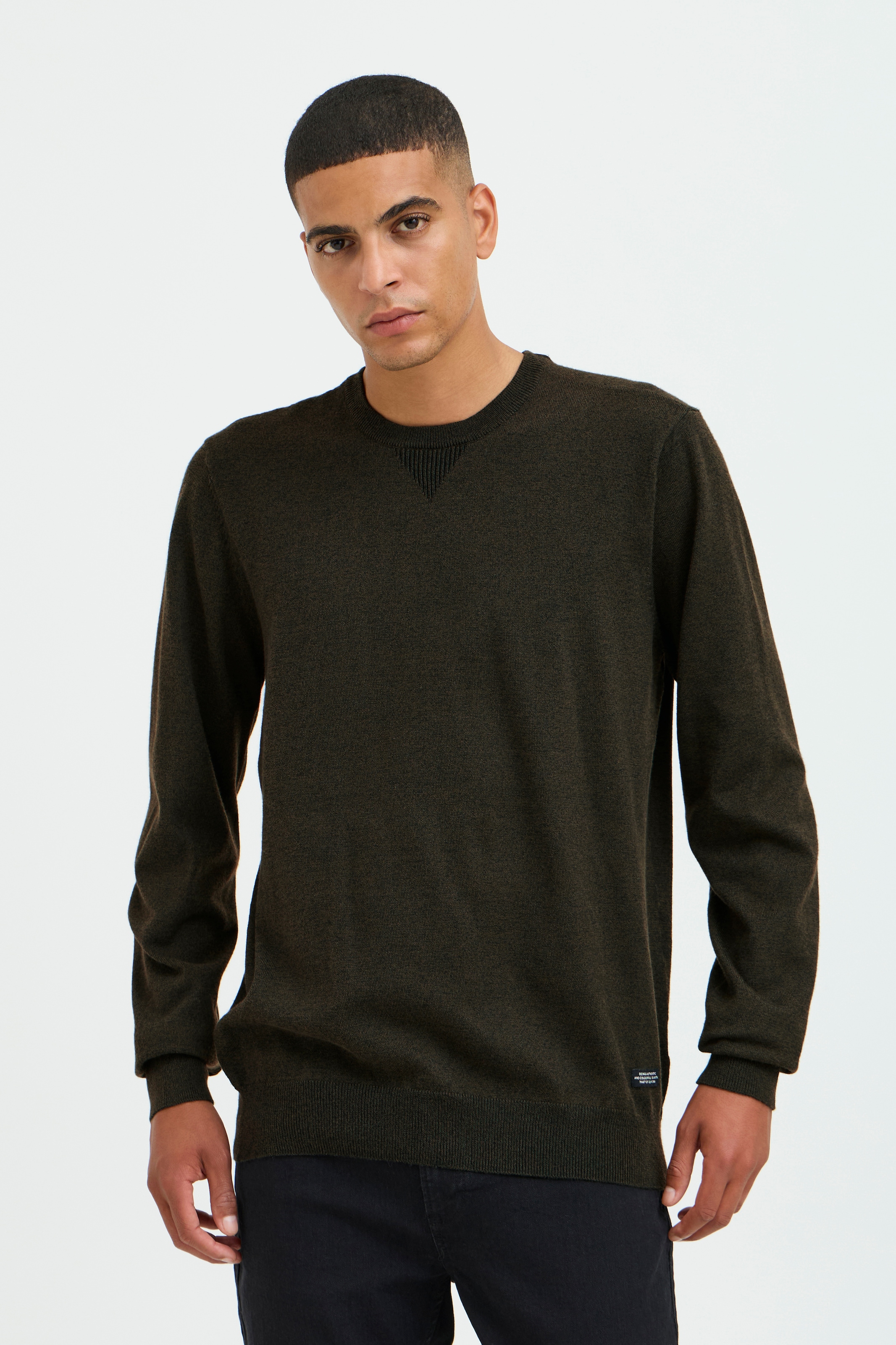 Rundhalspullover Pullover, Gr. S, Forest Night