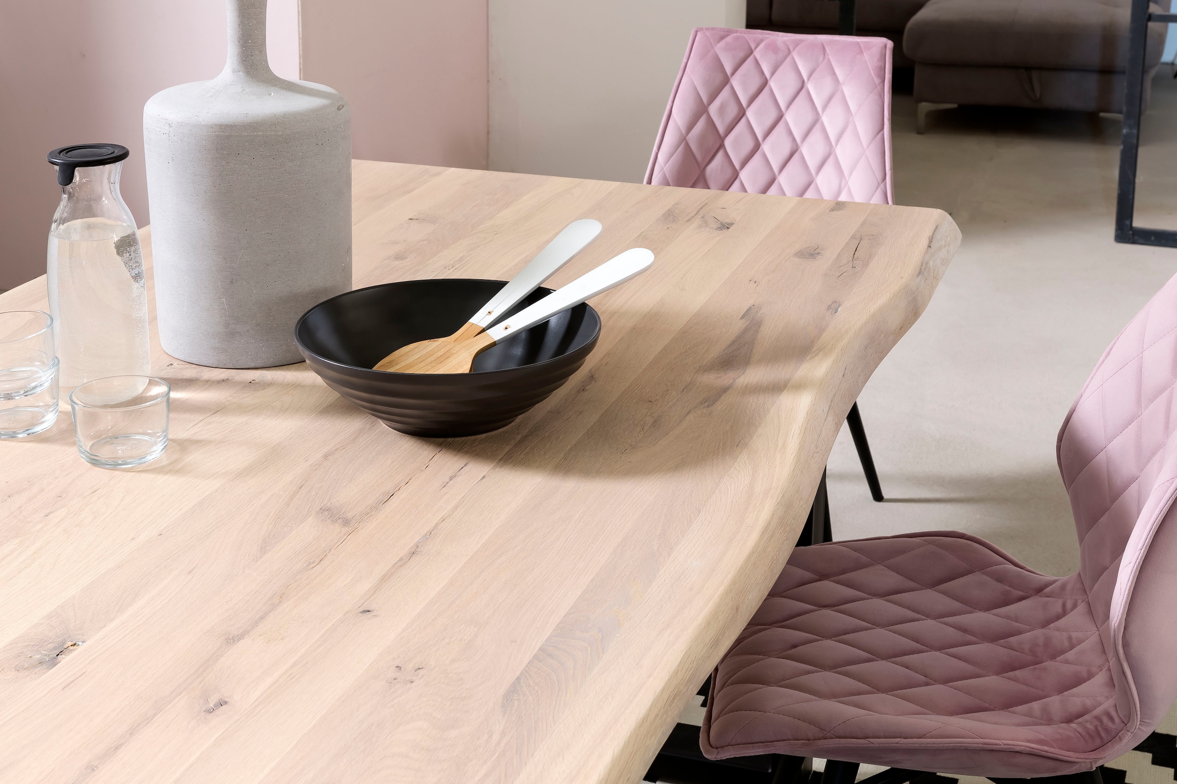 2. Bild von Home affaire Esstisch »Tristan«, mit Baumkante