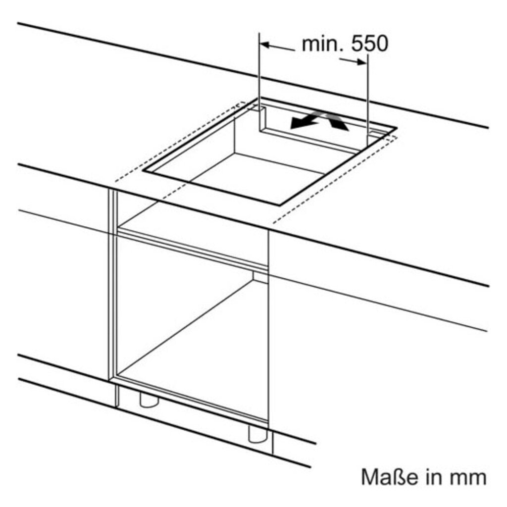 BOSCH Backofen-Set »HBD634CS81«, HBA537BS0, mit Teleskopauszug nachrüstbar, ecoClean Direct