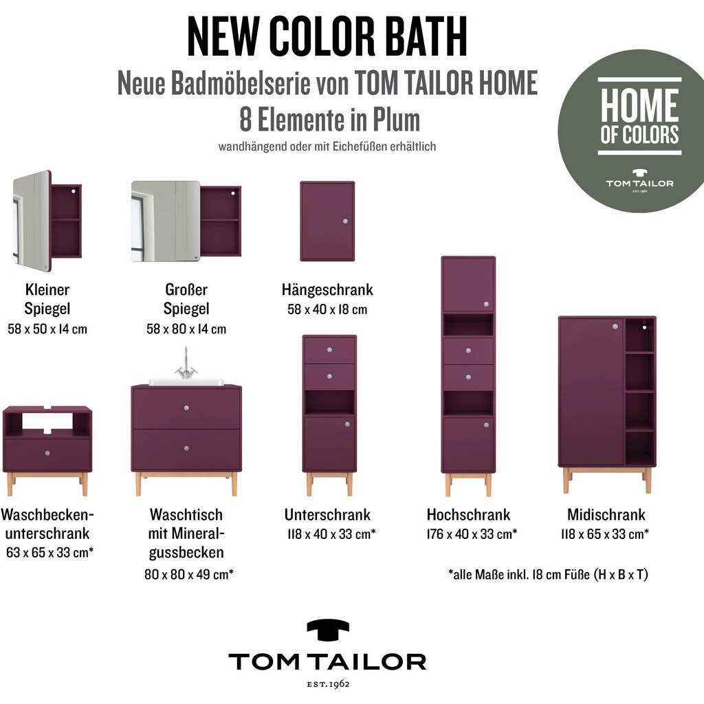 TOM TAILOR HOME Unterschrank »COLOR BATH«