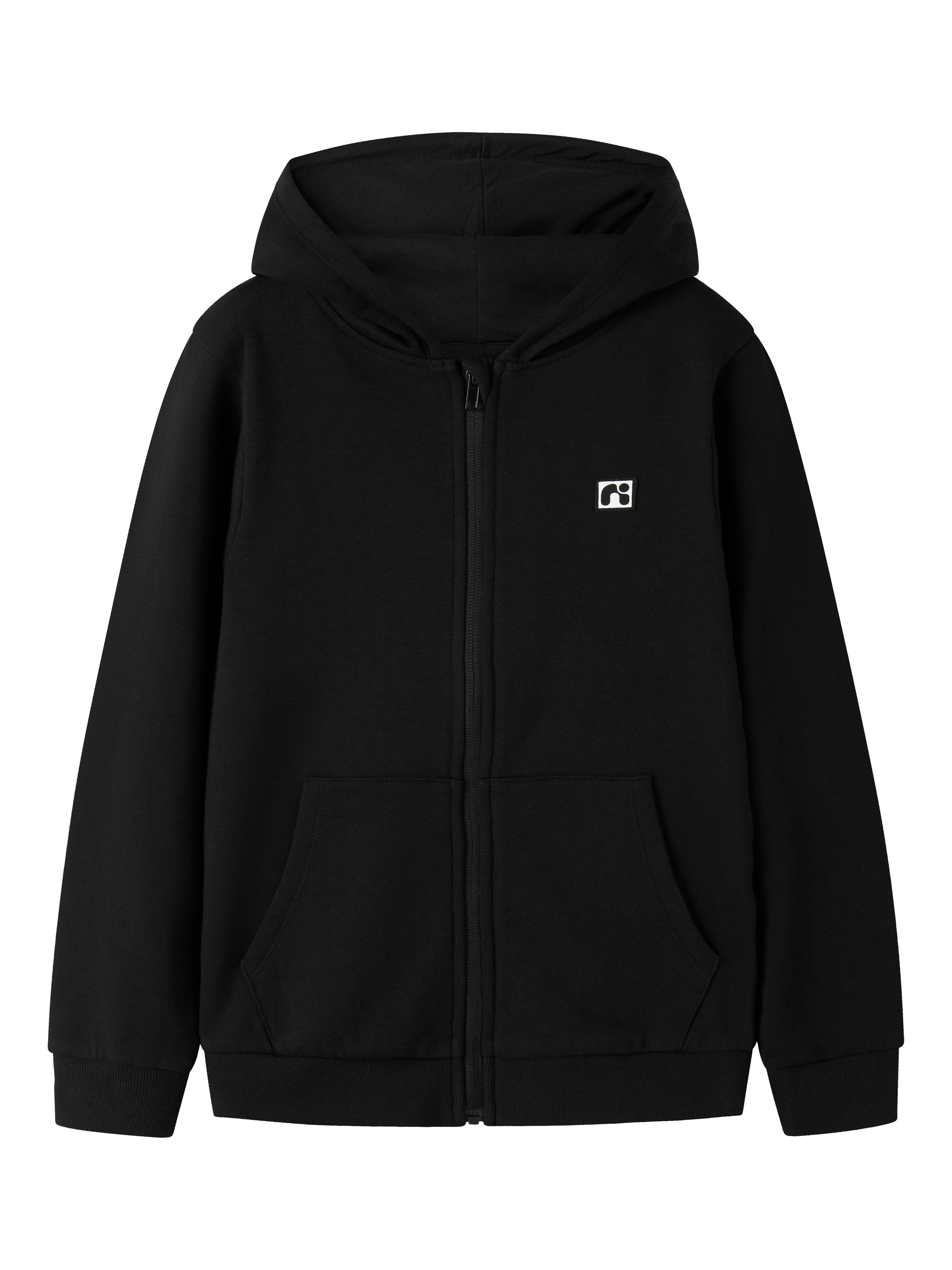 Name It Sweatjacke »NKMFLO LS SWEAT CARD WH BRU« Baumwolle, regular fit