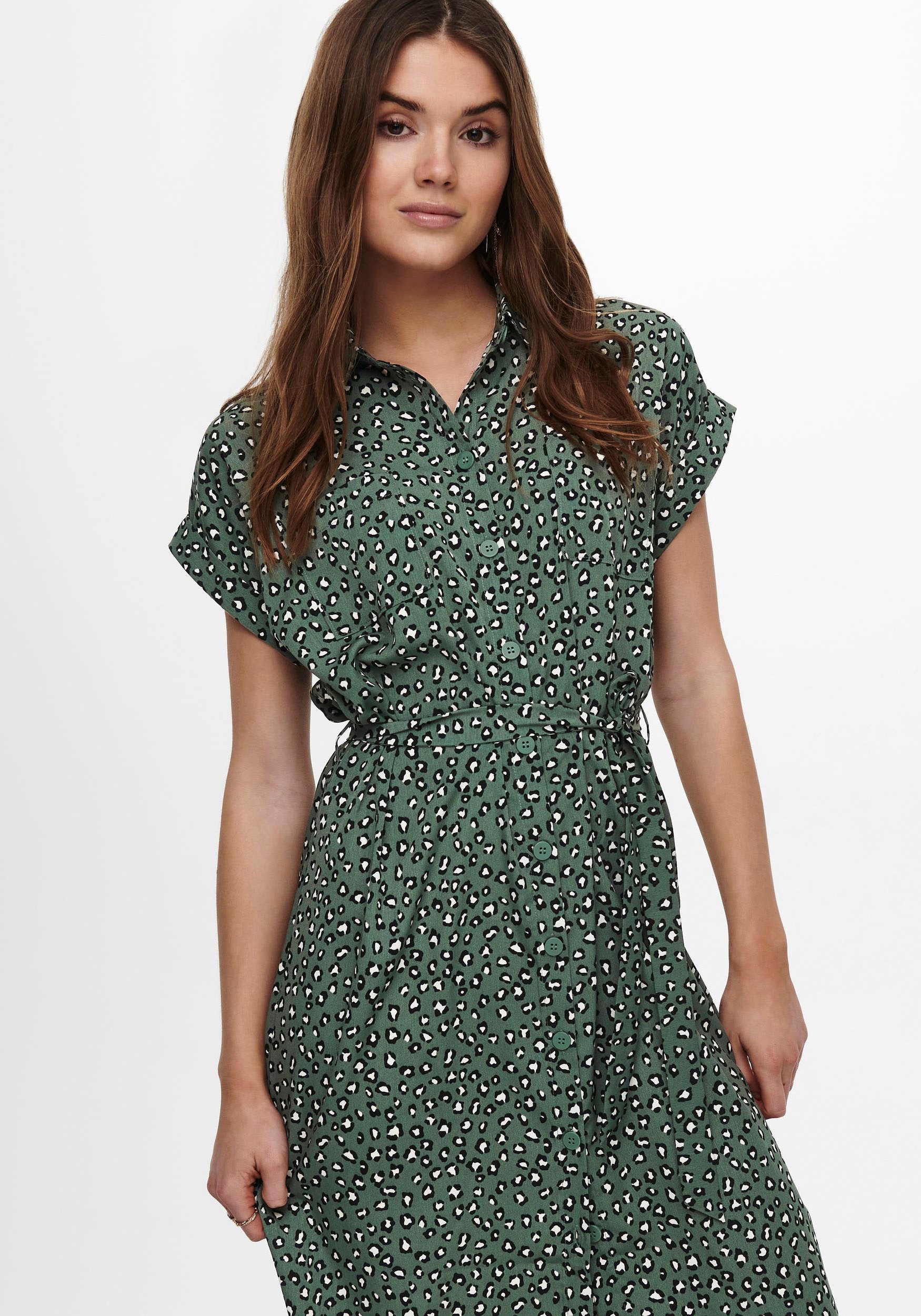 ONLY Hemdblusenkleid »ONLHANNOVER S/S SHIRT DRESS NOOS WVN«