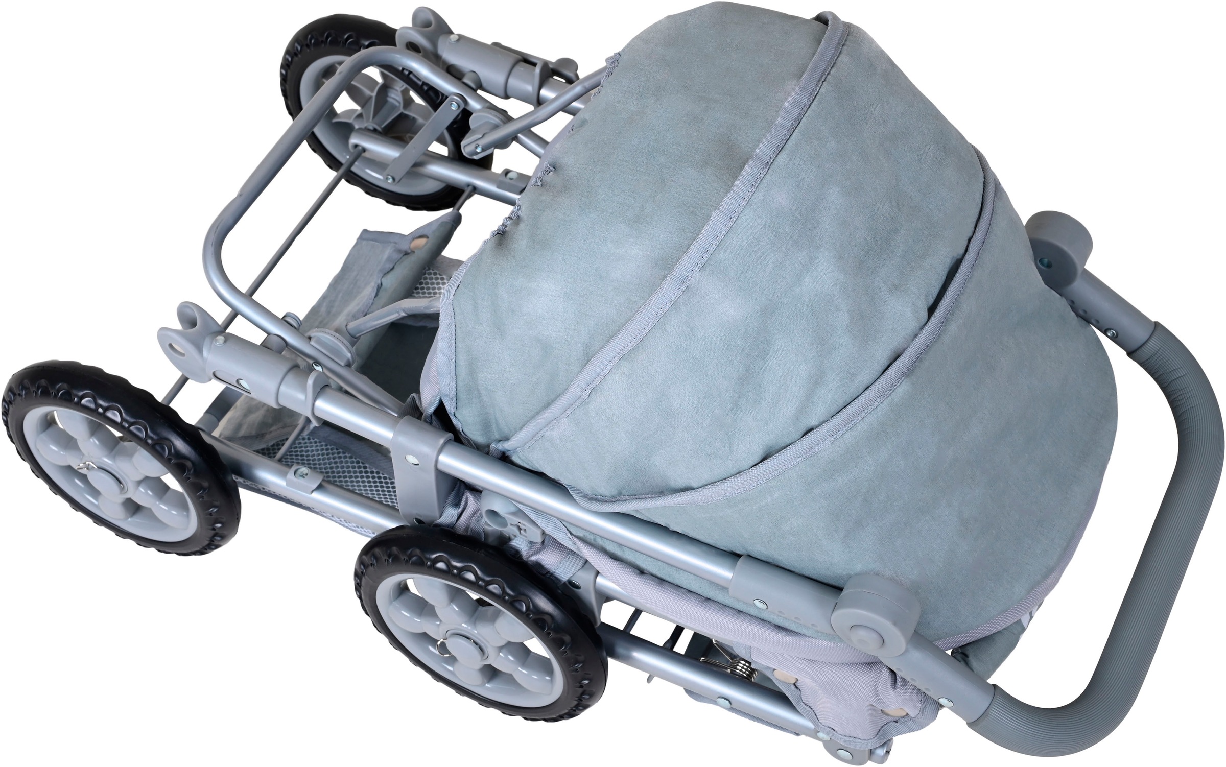 Knorrtoys® Zwillingspuppenwagen »Big Twin - star blue pink«
