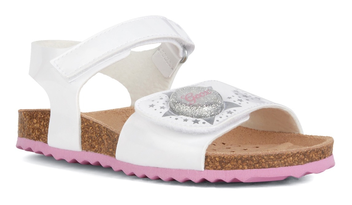 Sandale »Blinkschuh J ADRIEL GIRL«, mit blinkender Glitzer-Bubble