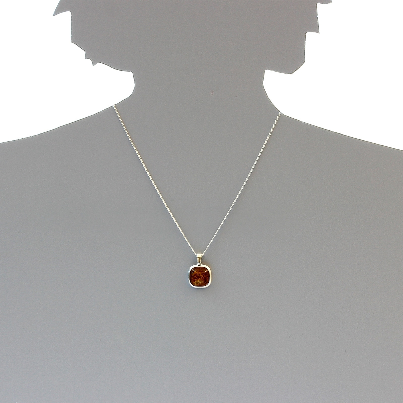 OSTSEE-SCHMUCK Kette mit Anhänger »Ostsee-Schmuck Kette mit Anhänger Classic 14x14 mm«