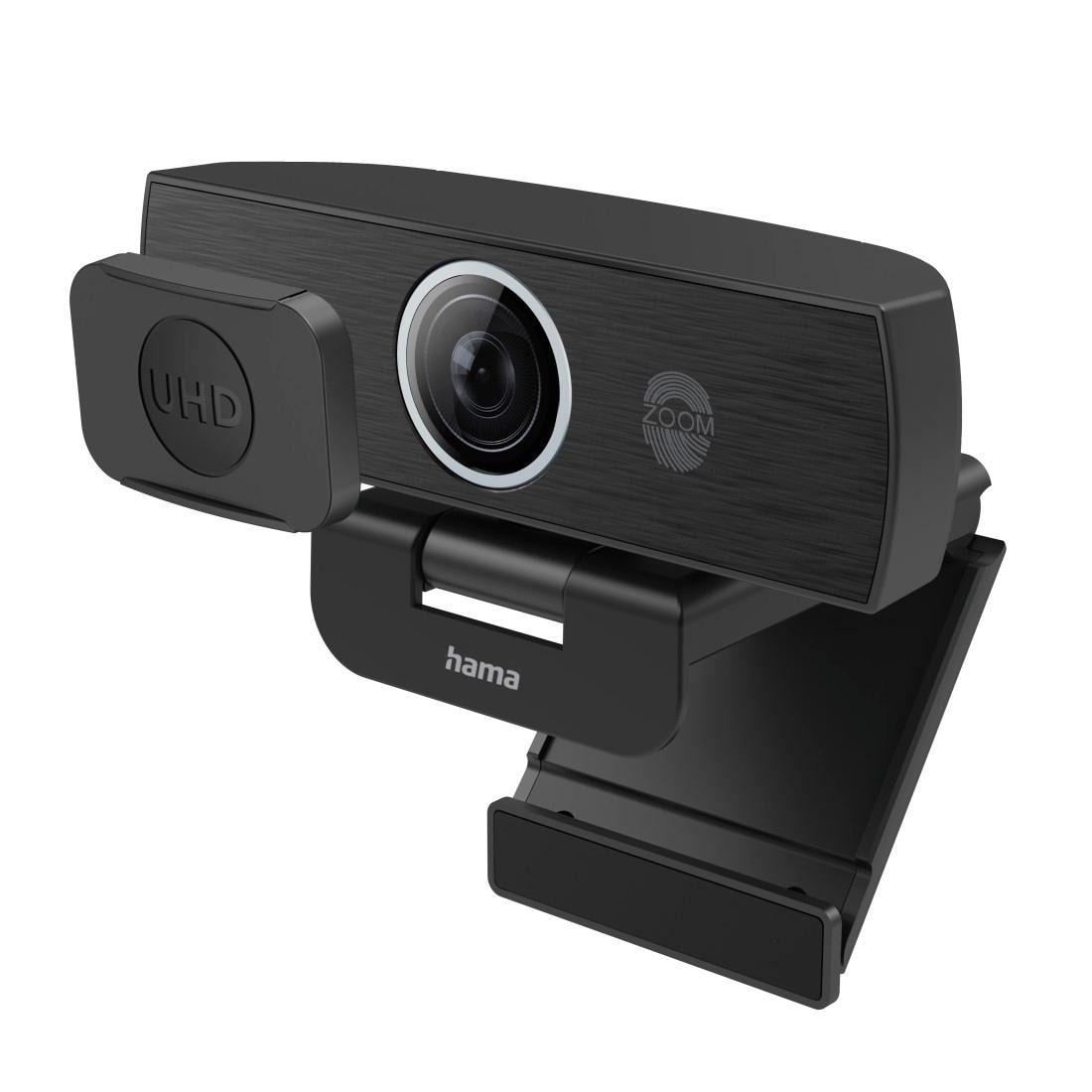Hama Webcam »Ultra HD2160p Webcam mit flexiblem Neigungswinkel, Rauschunterdrückung« - Zusatzfunktionen: 1/4 Zoll-Gewinde, Autom. Belichtungsanpassung